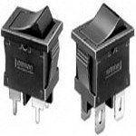 SPST ON-Off Rocker Switch with PC Pins - 10A 250VAC, 50,000 Cycles - Curved Design (Pack of 25) - Ideal for Electronics, DIY Projects, and Industrial Control Panels