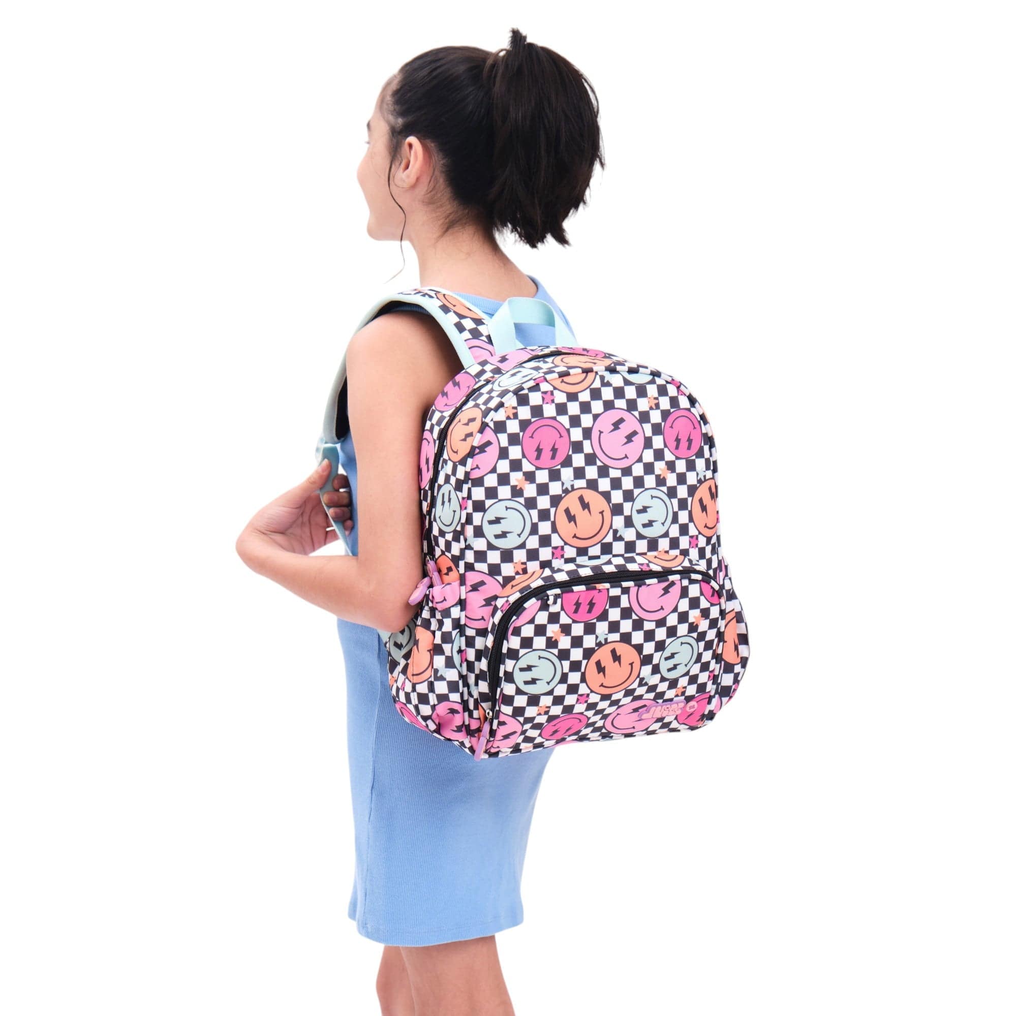 Mood Medium Backpack - Stylish & Durable College Backpack for Women & Men, Water-Resistant Laptop Backpack with USB Charging Port - Perfect for School, Travel & Work Commute