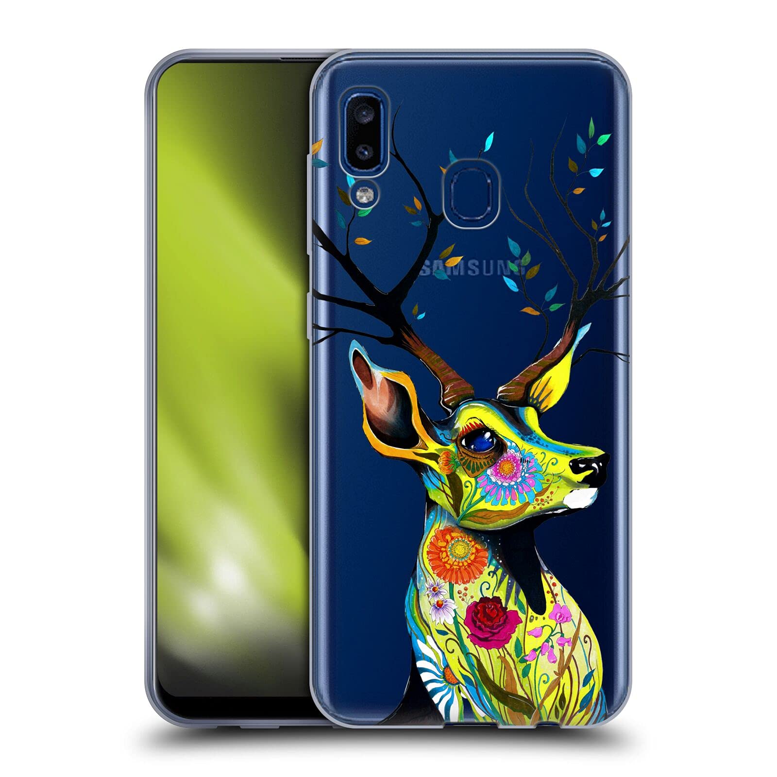 Head Case Designs Officially Licensed Pixie Cold King of The Forest Animals Soft Gel Case for Samsung Galaxy A20 / A30 2019 - Durable Protection for Daily Use & Outdoor Adventures