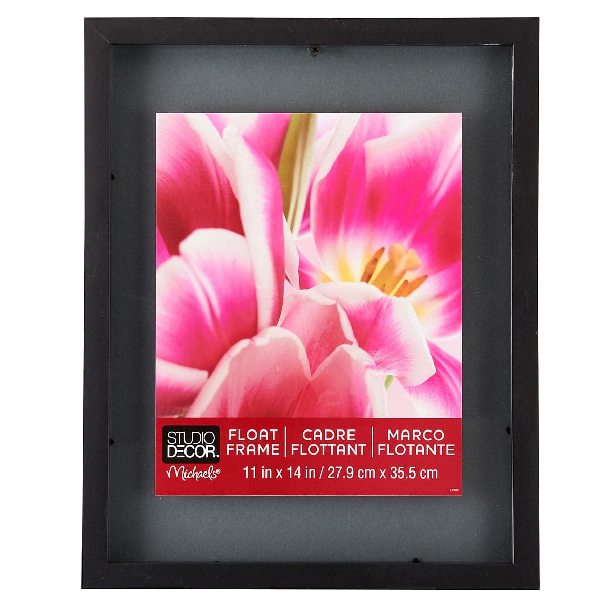 Studio Décor® Black Float Frame - Premium Picture Frame for Wall Art, Photos & Posters - Perfect for Home, Office & Gallery Displays