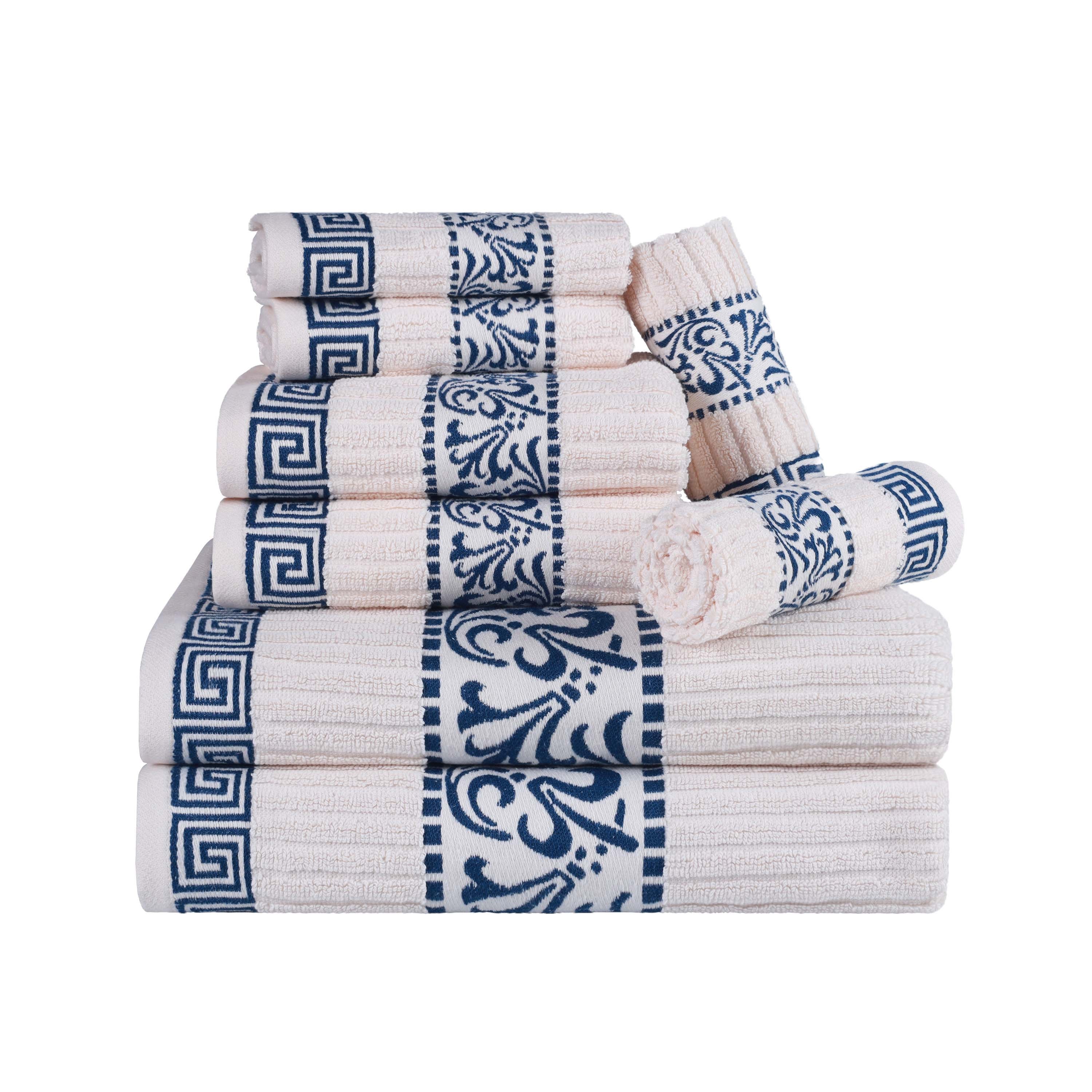 Ivory/Navy Blue