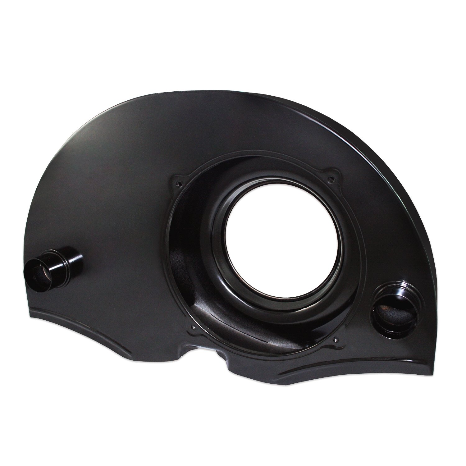VW Beetle Fan Shroud with Heater Ducts - Black Replacement Cooling System Part for Classic VW Beetle - Perfect for Engine Overheating Prevention & Restoration Projects