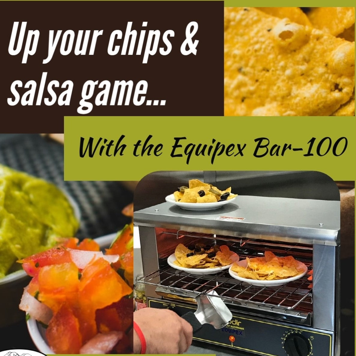 Equipex BAR100/1 Single Deck Electric Toaster Oven & Cheese Melter - Commercial Kitchen, Restaurant, Bakery, and Home Use