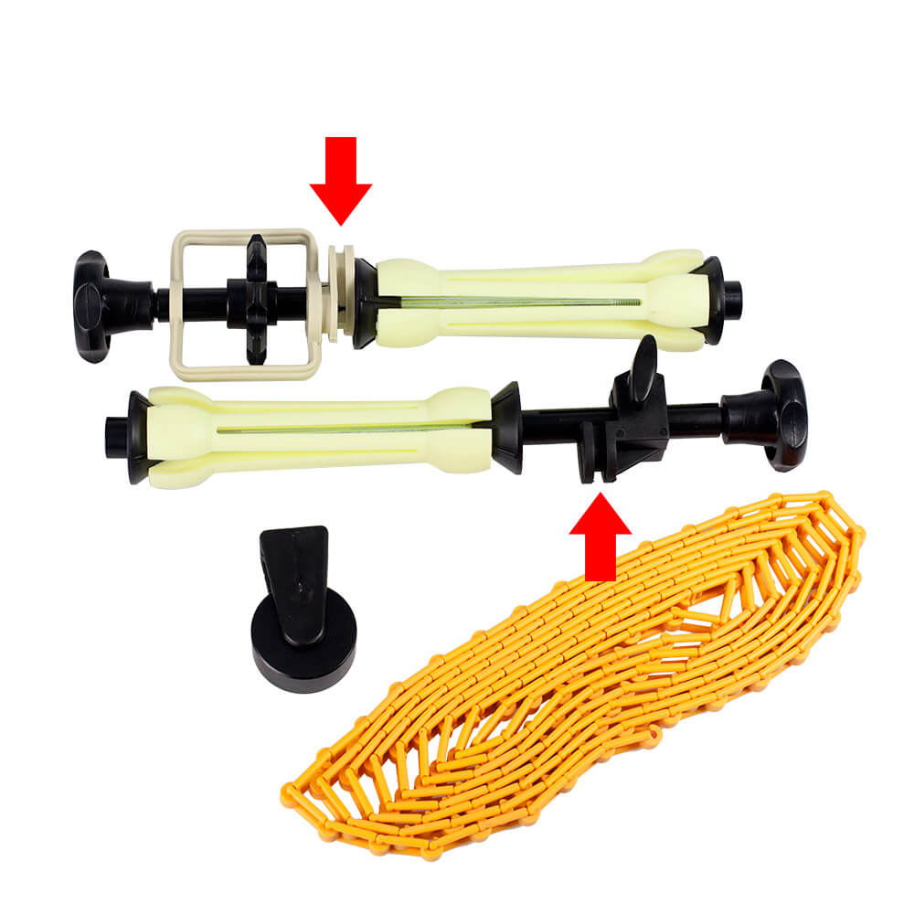 Heavy Duty Support Chain Drive System for Photography Backdrops - Paper & Vinyl Background Roller Stand - Perfect for Studio, Portrait, and Event Photography