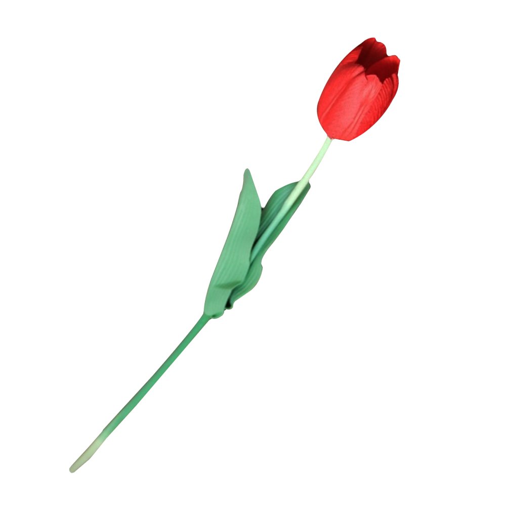 10pcs Classic Red Silk Tulip Artificial Flowers for Wedding Bouquet, Bridesmaid Bouquet, Home Decoration, Table Centerpiece - Perfect for Weddings, Parties & Home Decor