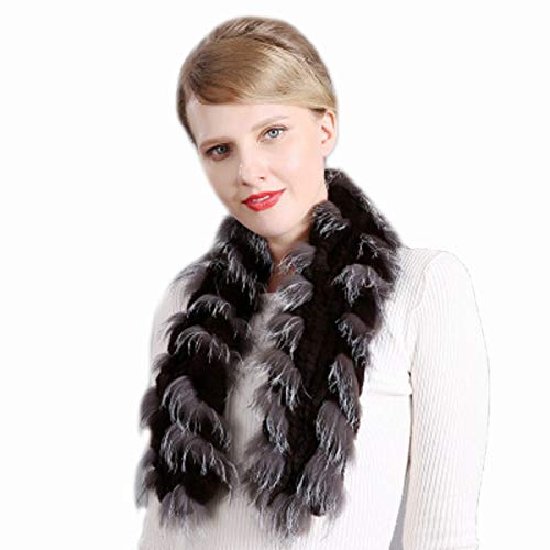 Black + Natural Silver Fox