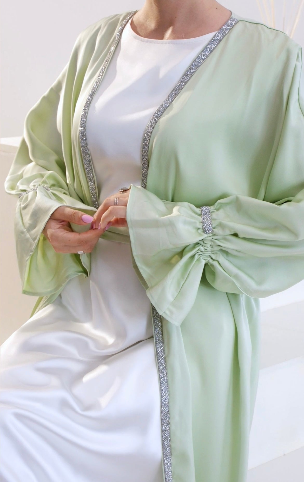 Aria 3-Piece Set in Mint Green - Soft and Comfortable Home Decor for Living Room, Bedroom, or Office