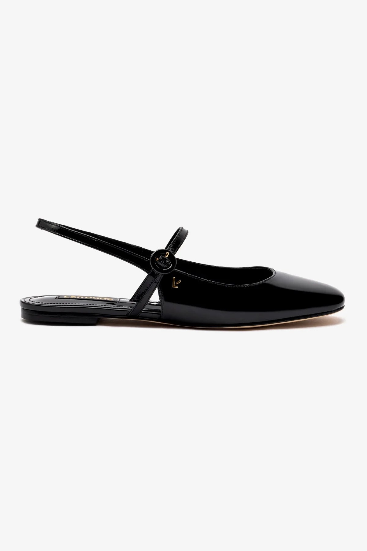 Georgina Black Patent Leather Ballet Flats - Elegant & Comfortable Women's Shoes for Work, Office & Casual Wear