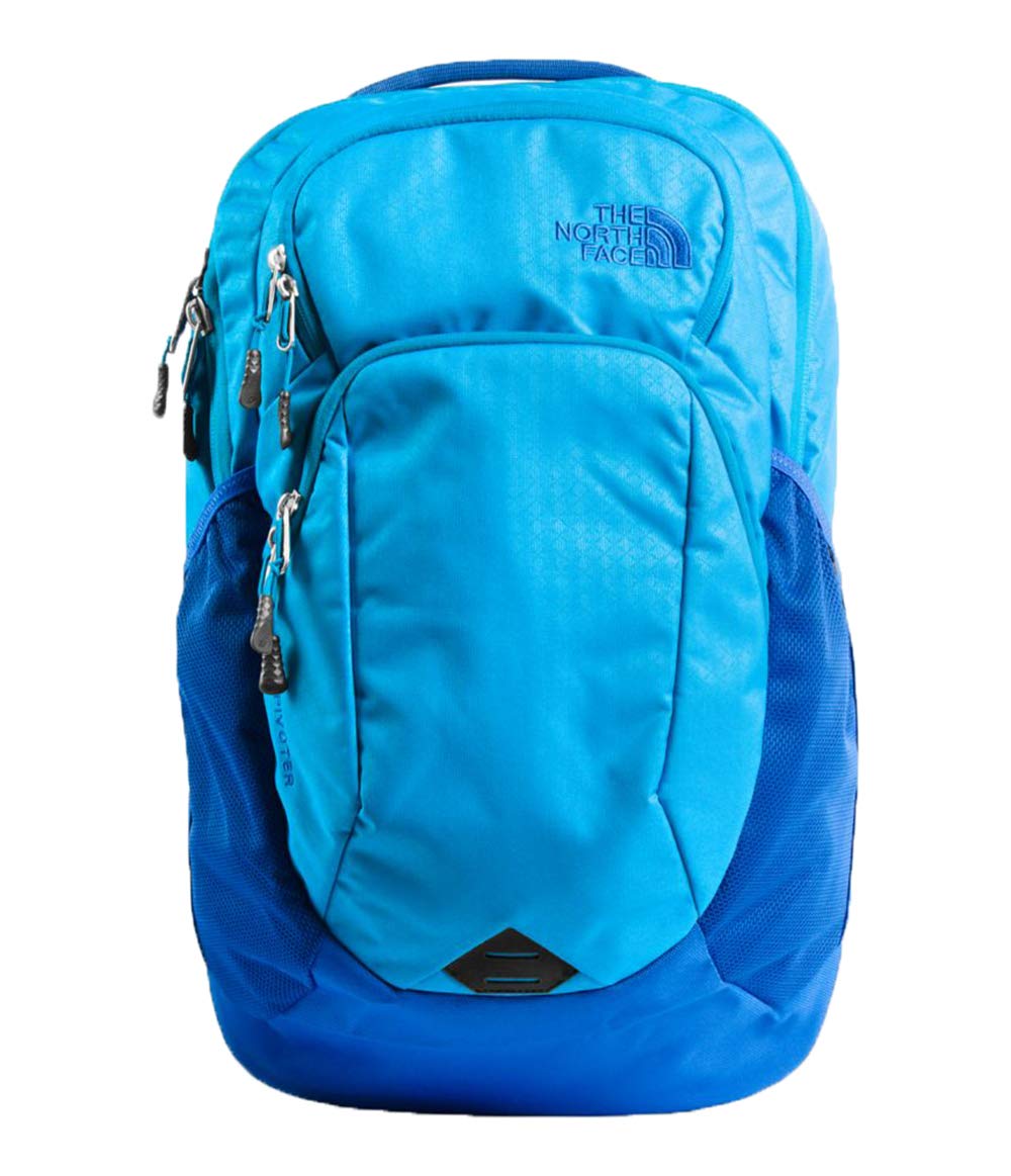 The North Face Pivoter Backpack - Lightweight Hiking Daypack for Men & Women, Water-Resistant Hyper Blue/Turkish Sea - Perfect for School, Travel & Outdoor Adventures