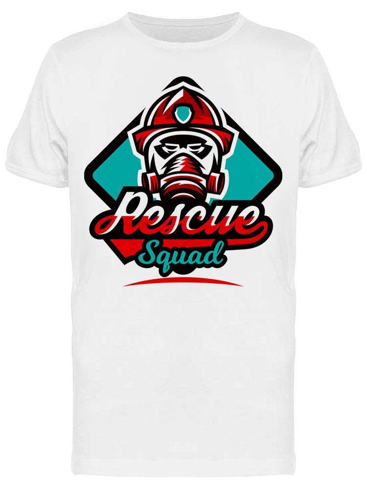Fireman Gas Mask Tee for Men - Work & Outdoor Safety