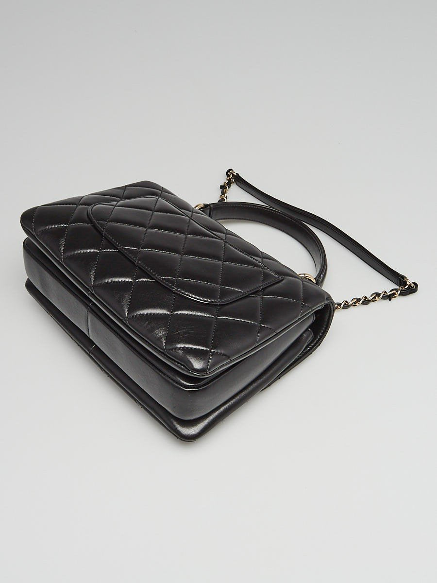 Chanel Small Flap Bag Lambskin Leather Black - Luxury Designer Crossbody Purse for Women | Perfect for Evening Events, Parties & Date Nights