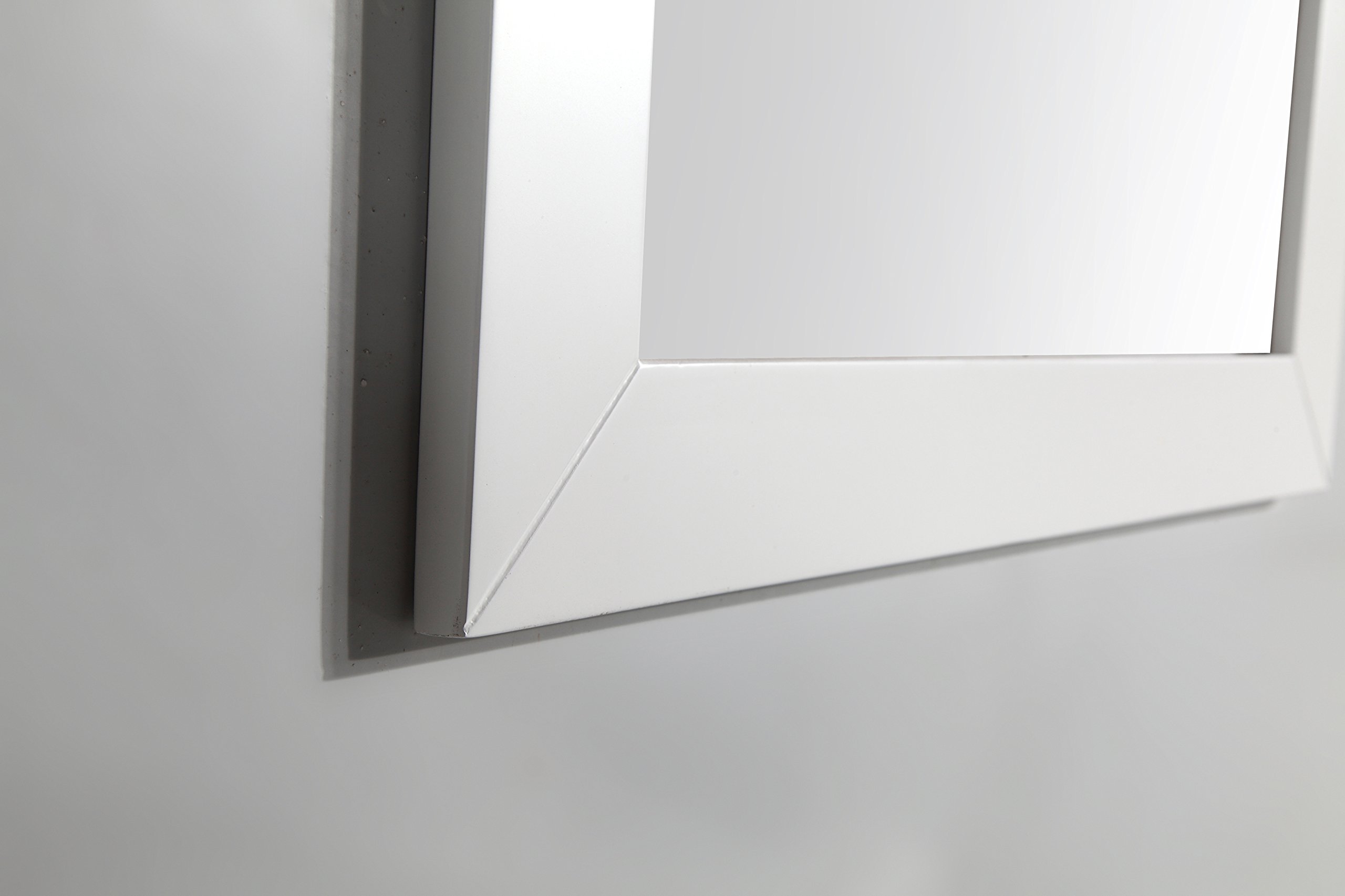 Vanity Art 30 Inch Modern Bathroom Vanity Set with Carrara Marble Top, Sink & Mirror - Soft Close Doors, Dovetailed Drawers, Brushed Nickel Handles (VA1030-W) | Perfect for Small Bathrooms, Powder Rooms & Master Bath Renovations