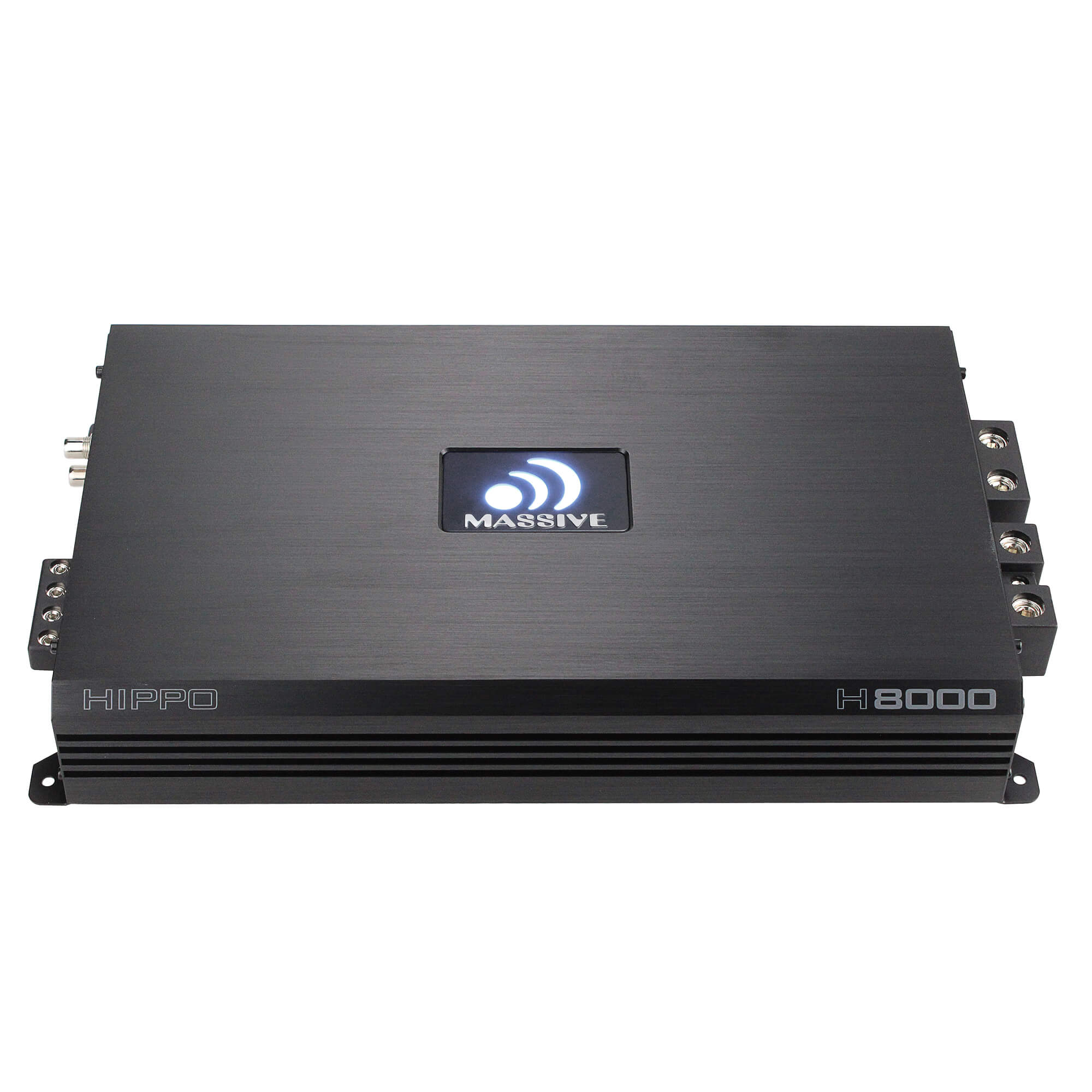 H8000 8000 Watt RMS @ 1 Ohm Mono Block Hippo Series Car Amplifier - Powerful Bass Boost for Car Audio Systems & Subwoofers