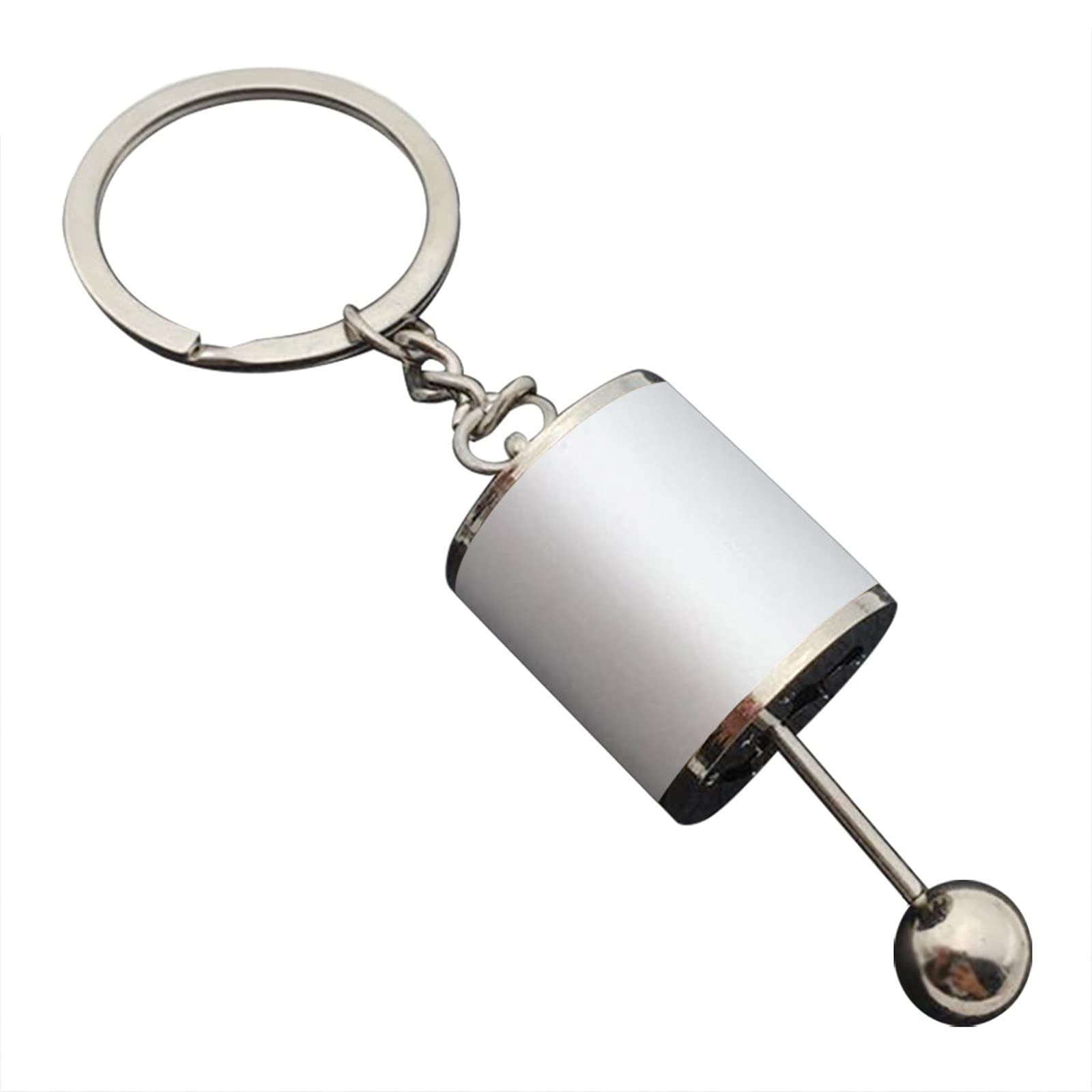 Stylish Metal Gear Keychain Wallet Bracelet for Women - Car Stick Knob & Gearbox Model Jewelry Gift - Perfect for Keychains, Handbags, and Fashion Accessories