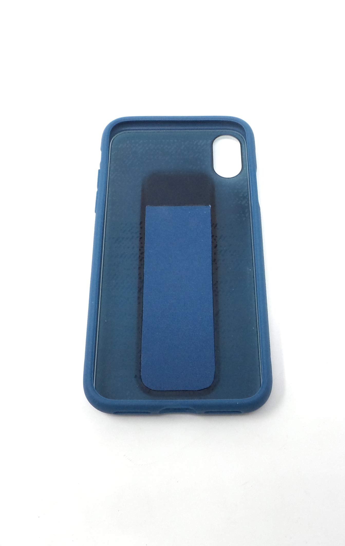 Adidas Grip Band Case for Apple iPhone X/Xs - Shockproof Protective Cover with Non-Slip Design (CJ3527, Blue) - Perfect for Sports, Outdoor Activities & Daily Use