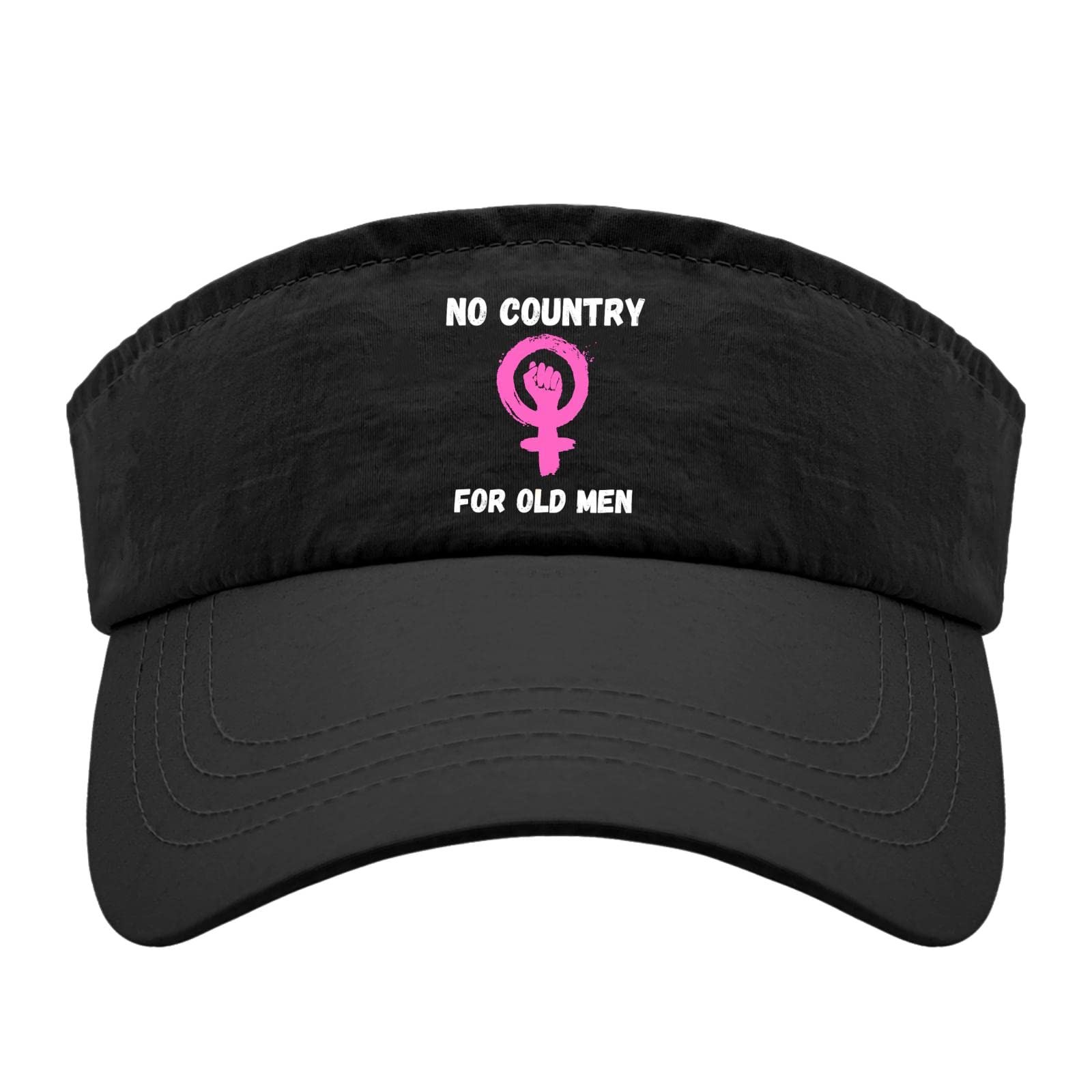 Women's UV Protection Visor Hats - Foldable Golf Caps for Outdoor Sports, Running, Tennis & Beach | No Country for Old Men Style Sun Hats with Brim