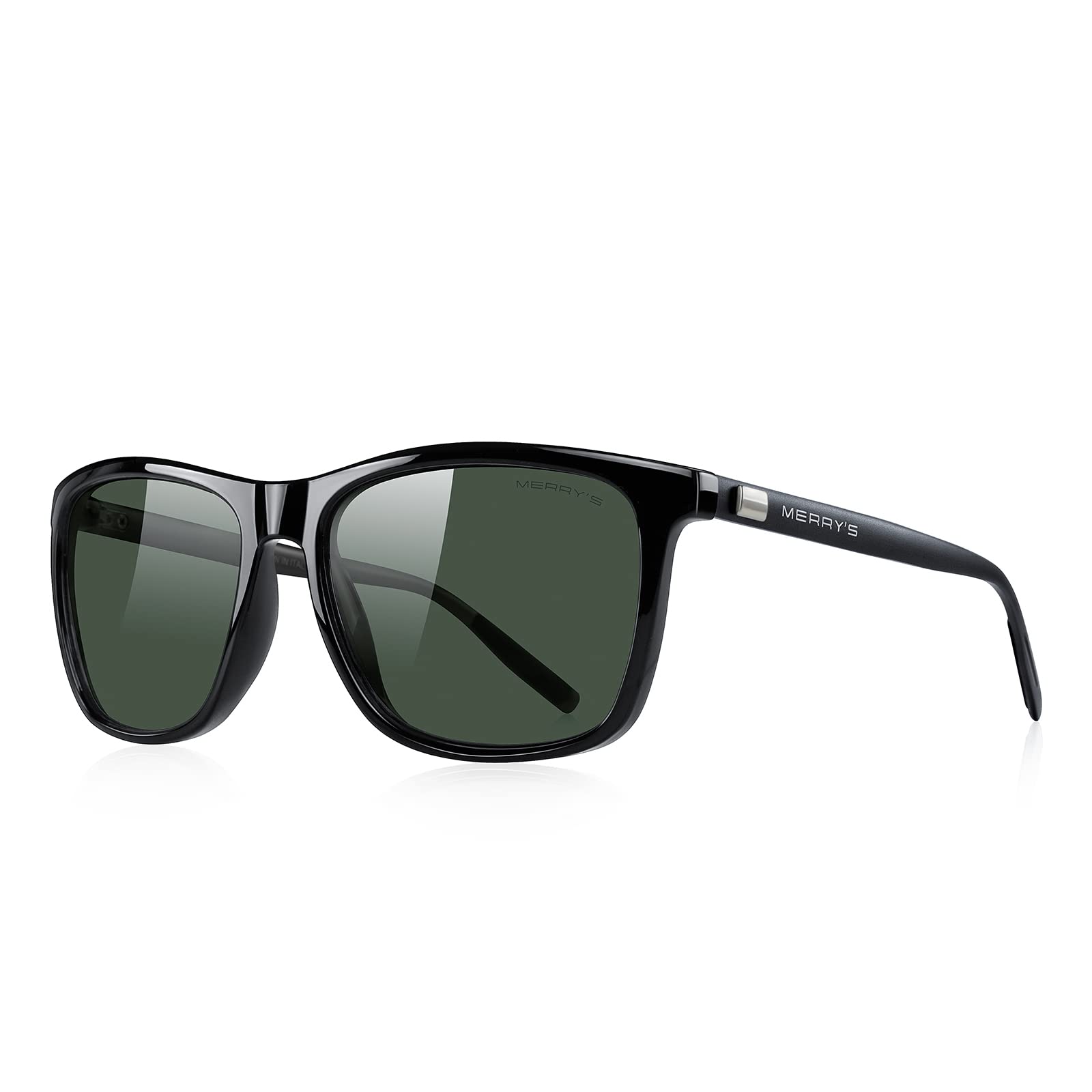 MERRY'S Unisex Polarized Aluminum Sunglasses S8286 - Vintage UV Protection Shades for Men & Women - Perfect for Driving, Beach, and Outdoor Activities