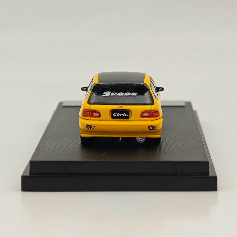 1:64 Scale Honda Civic EG6 Spoon Racing Sport Diecast Model Car - Limited Edition Collectible for Racing Enthusiasts & Car Display