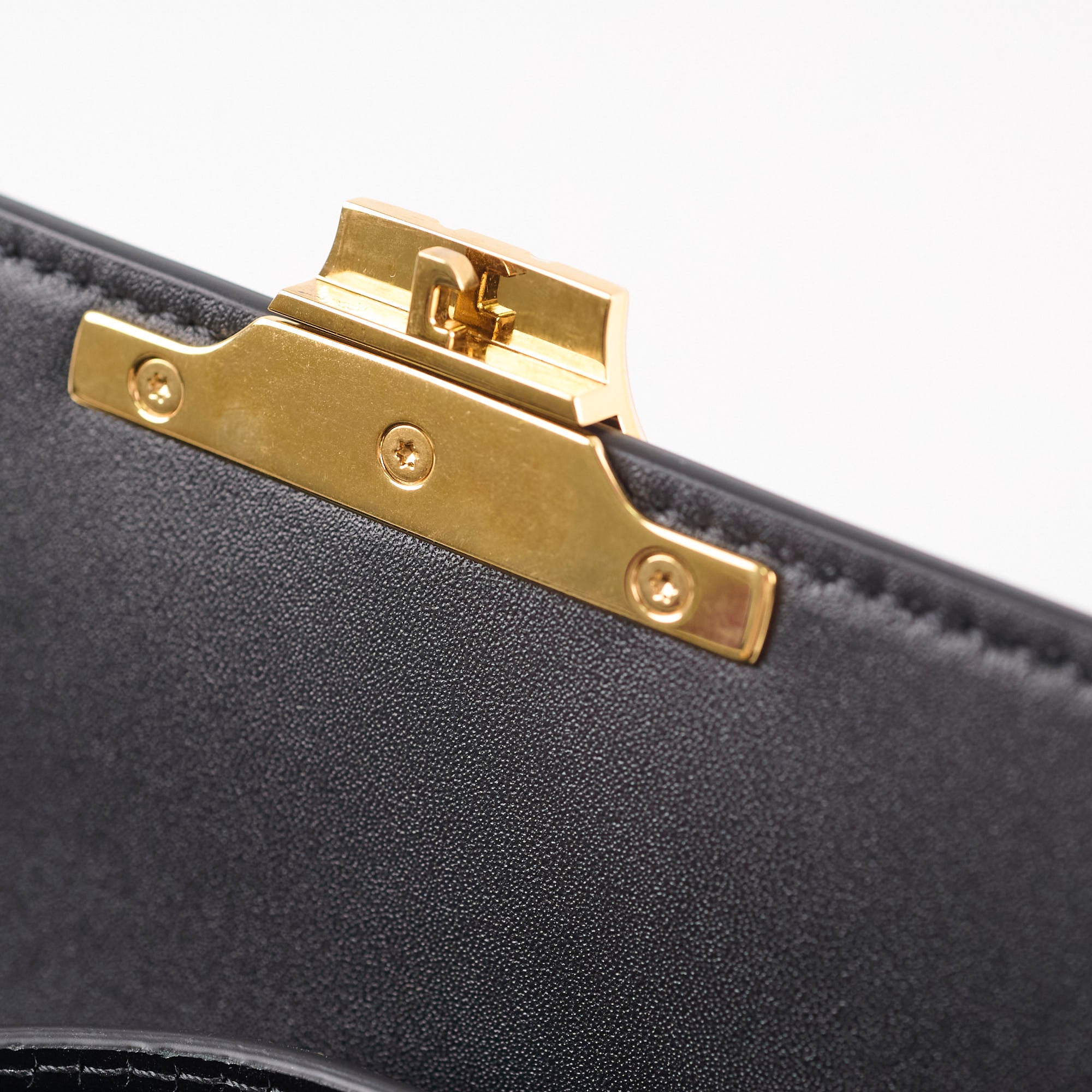 Celine Triomphe Classique Medium Black Leather Shoulder Bag - Luxury Handbag for Women, Perfect for Work, Travel & Evening Events
