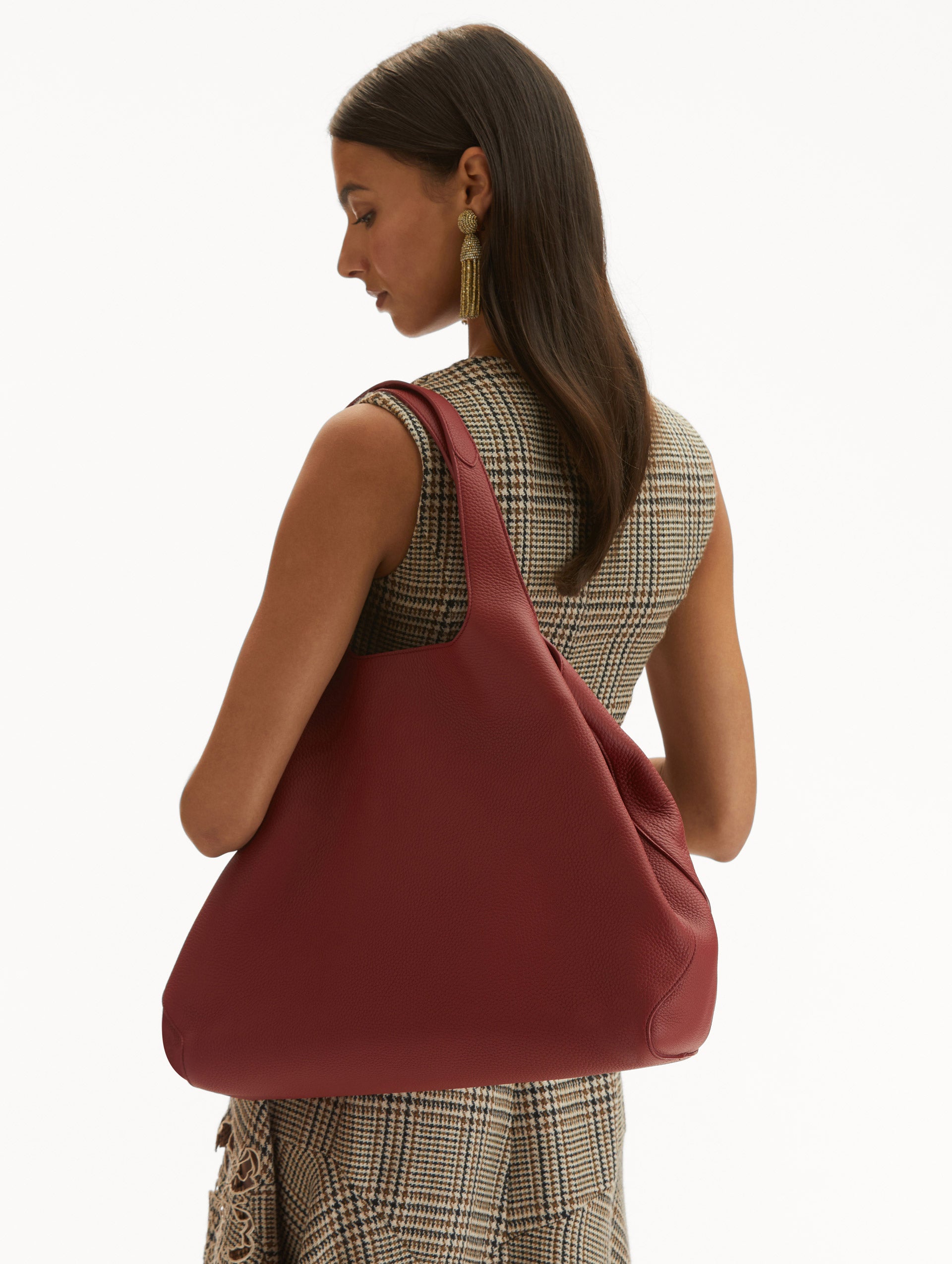 Topaz Tote Bag 00NH160PLT SCL - Stylish Women's Leather Handbag for Work, Travel & Everyday Use