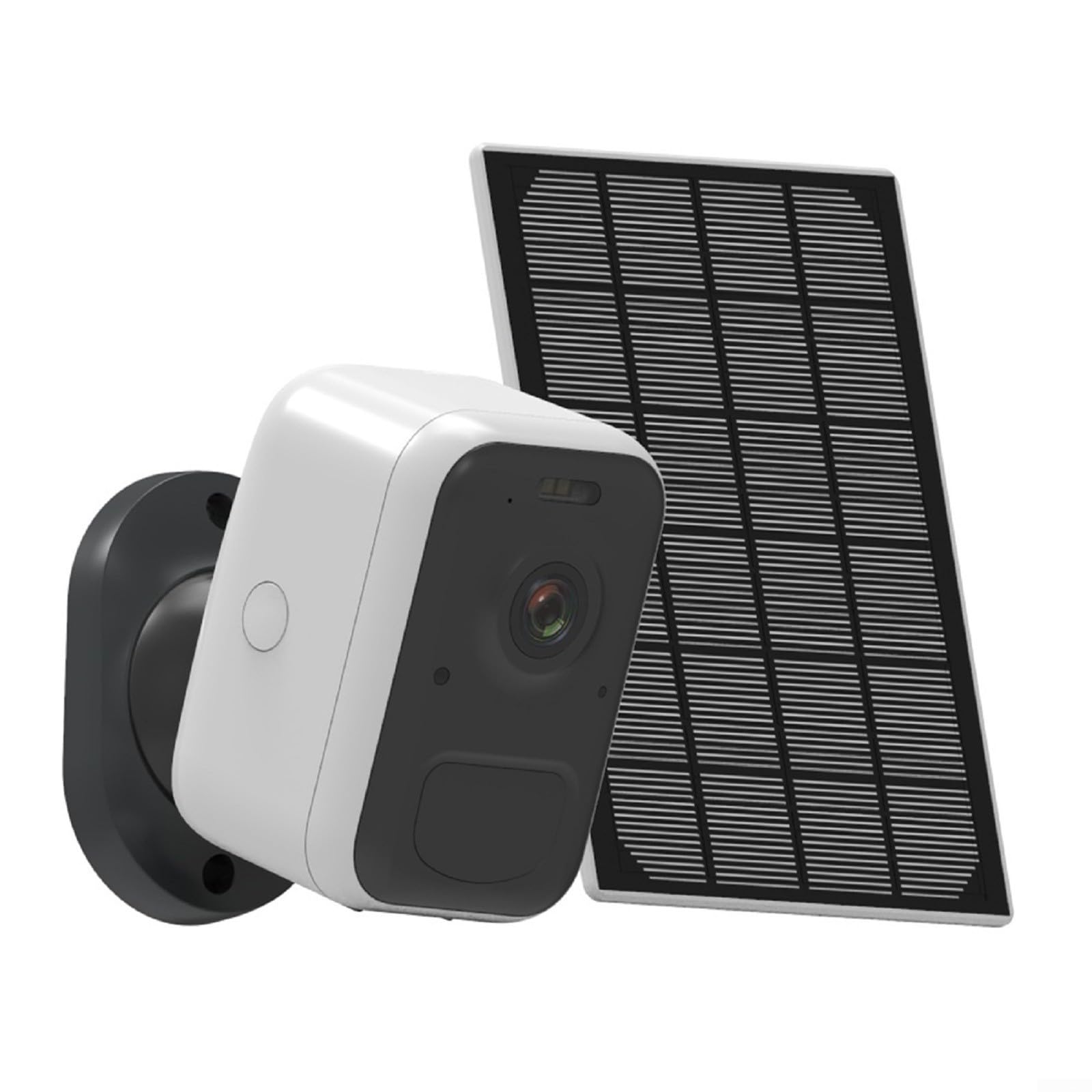 **ZYWUOY IP65 Waterproof 4MP Security Camera with Solar Panel - Rechargeable Battery, Color Night Vision, 2-Way Audio - Ideal for Home, Outdoor, and Business Surveillance**