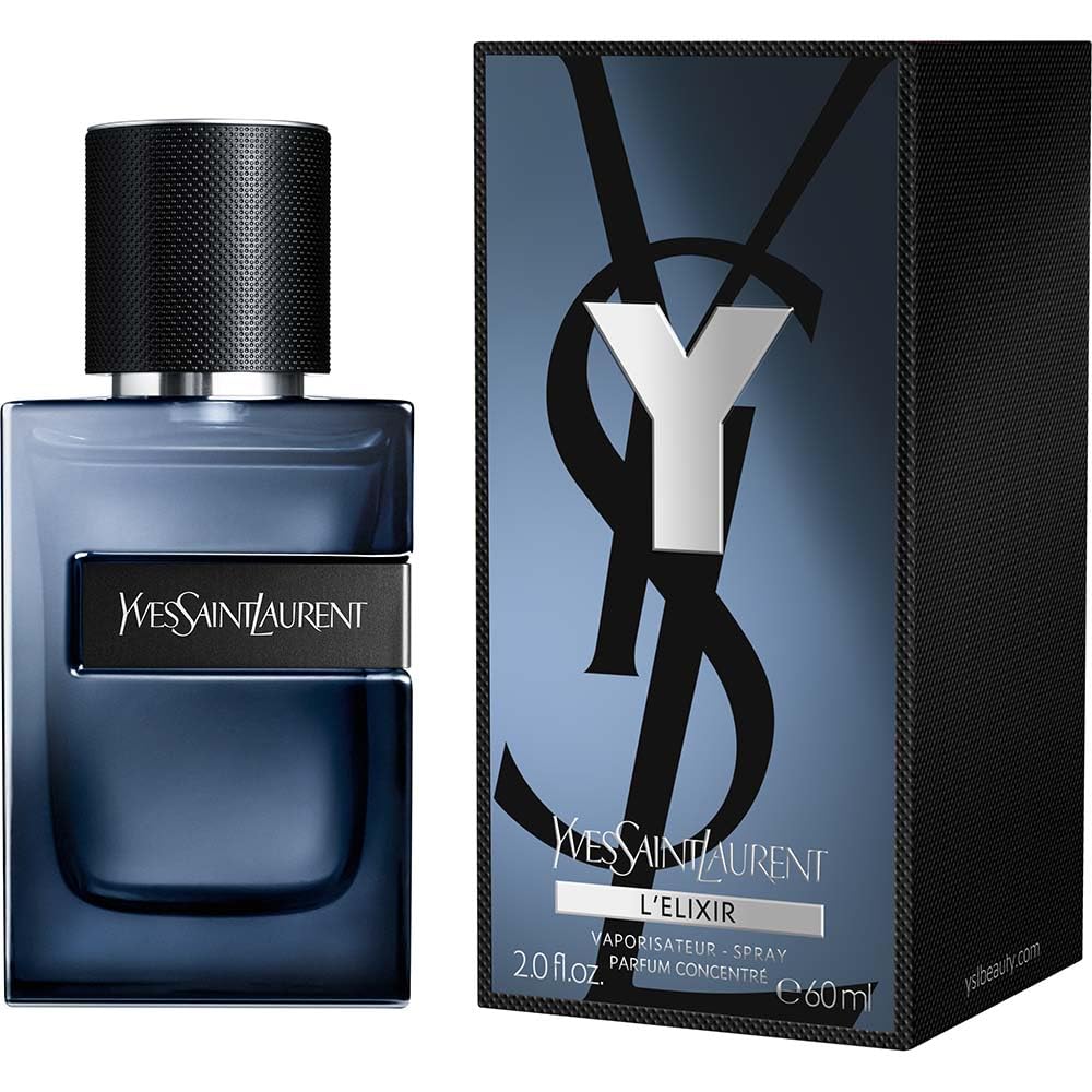 Yves Saint Laurent Y L'Elixir Men's Eau de Parfum Spray - 2.0 oz / 60 ml - Luxury Cologne for Men - Perfect for Date Night, Special Occasions & Everyday Wear