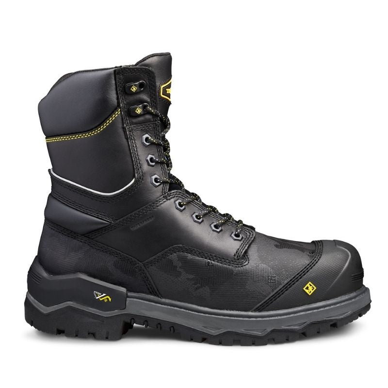 Terra Gantry Men's 8 Composite Toe Work Boots - CSA Approved Safety Shoes for Construction & Industrial Work - Black (TR0A4NRQBLK) | Slip Resistant & Comfortable for Warehouse, Factory & Outdoor Jobs