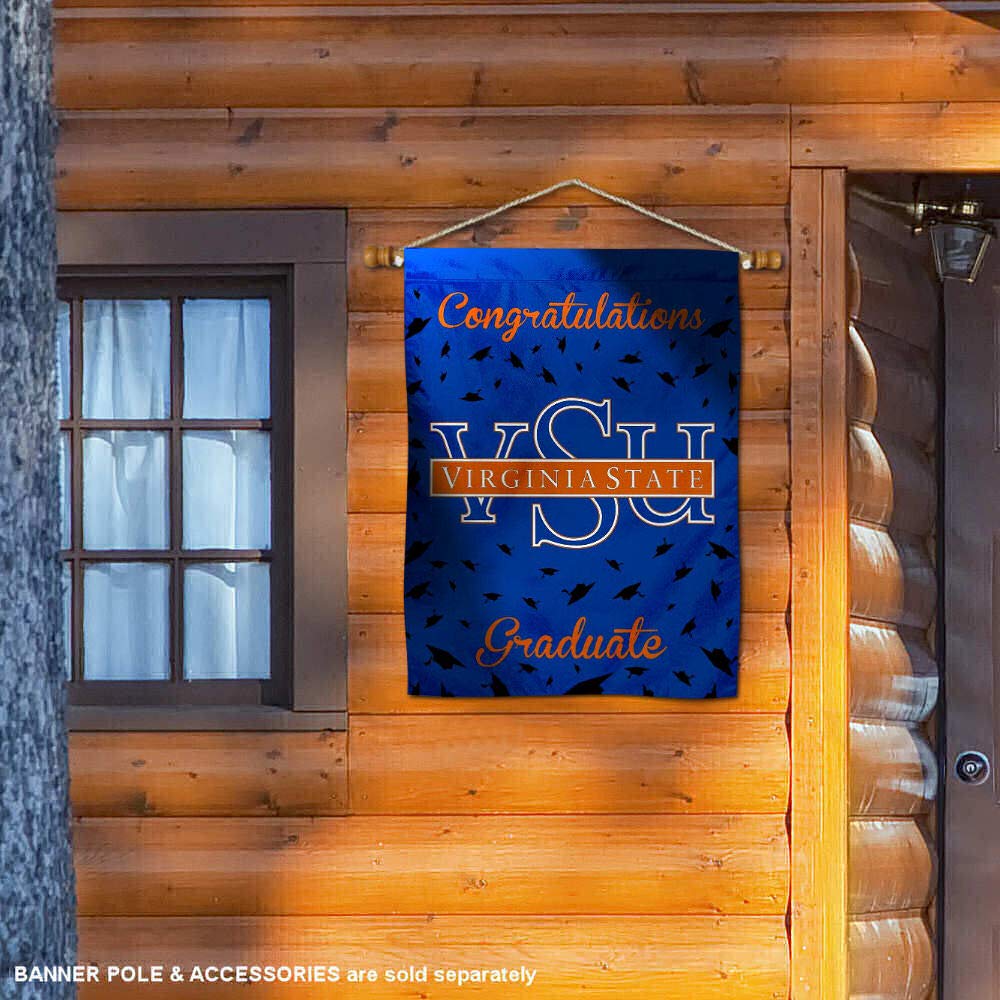 Virginia State Trojans College Graduation Gift Banner Flag - Perfect for Graduation Parties, Dorm Decor & School Spirit Events