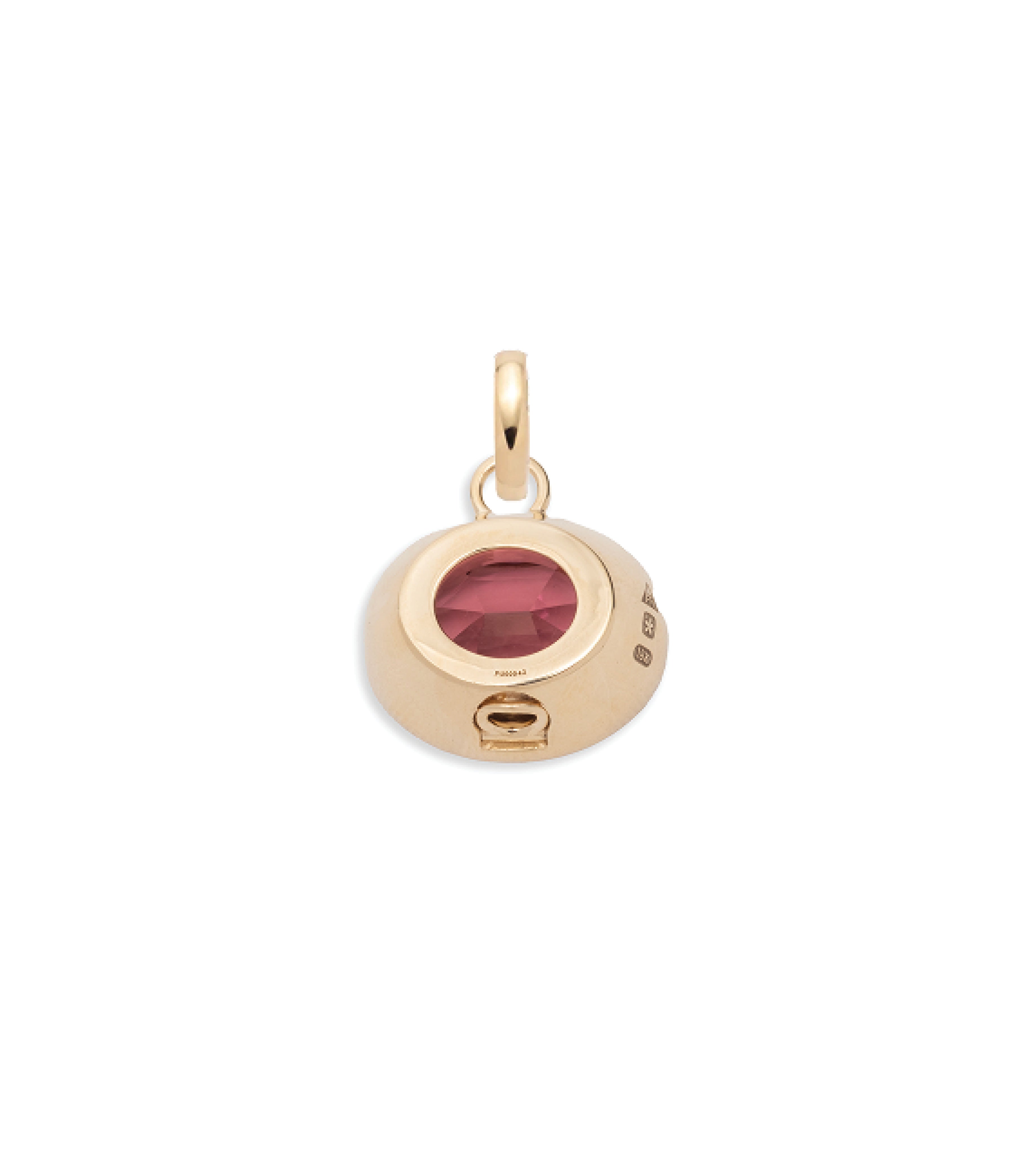 8.2ct Oval Cut Unique Pink Tourmaline Gemstone Pendant in 14K Yellow Gold with Annex Link Chain - Elegant Jewelry Gift for Women, Perfect for Weddings & Special Occasions