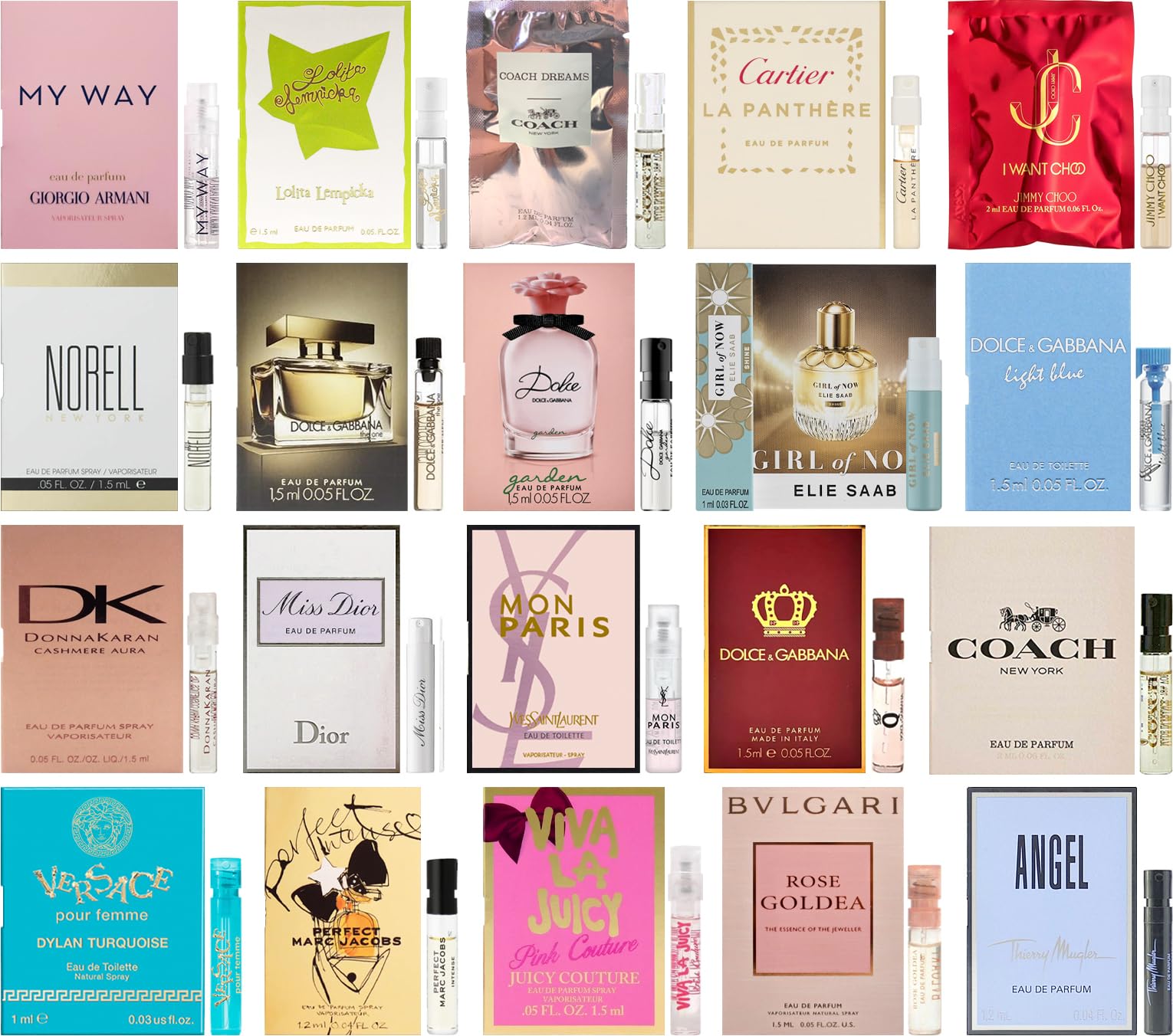 Luxury Designer Perfume Sampler Set for Women - 6 Premium Fragrance Vials | Perfect for Travel, Gifts & Daily Wear