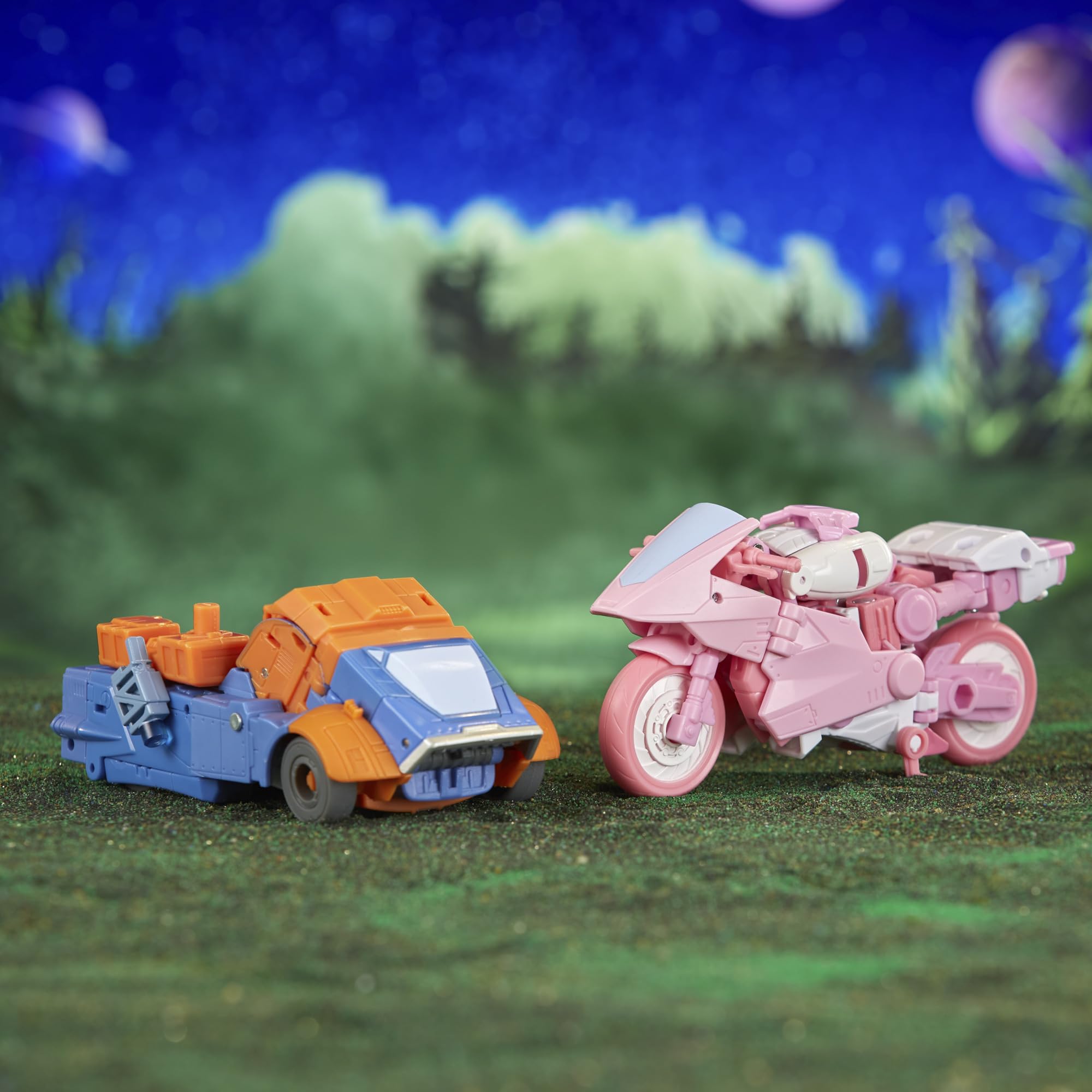 Transformers Legacy Evolution War Dawn 2-Pack Deluxe Cybertronian Erial & Dion Action Figures - SDCC 2023 Exclusive Collectible Toys for Kids Ages 8+ | Perfect for Display, Play & Gifting