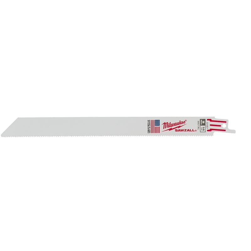 5-Pack 9-Inch 14 TPI Thin Kerf SAWZALL Blades for Wood & Metal Cutting - Perfect for Demolition, Renovation & DIY Projects