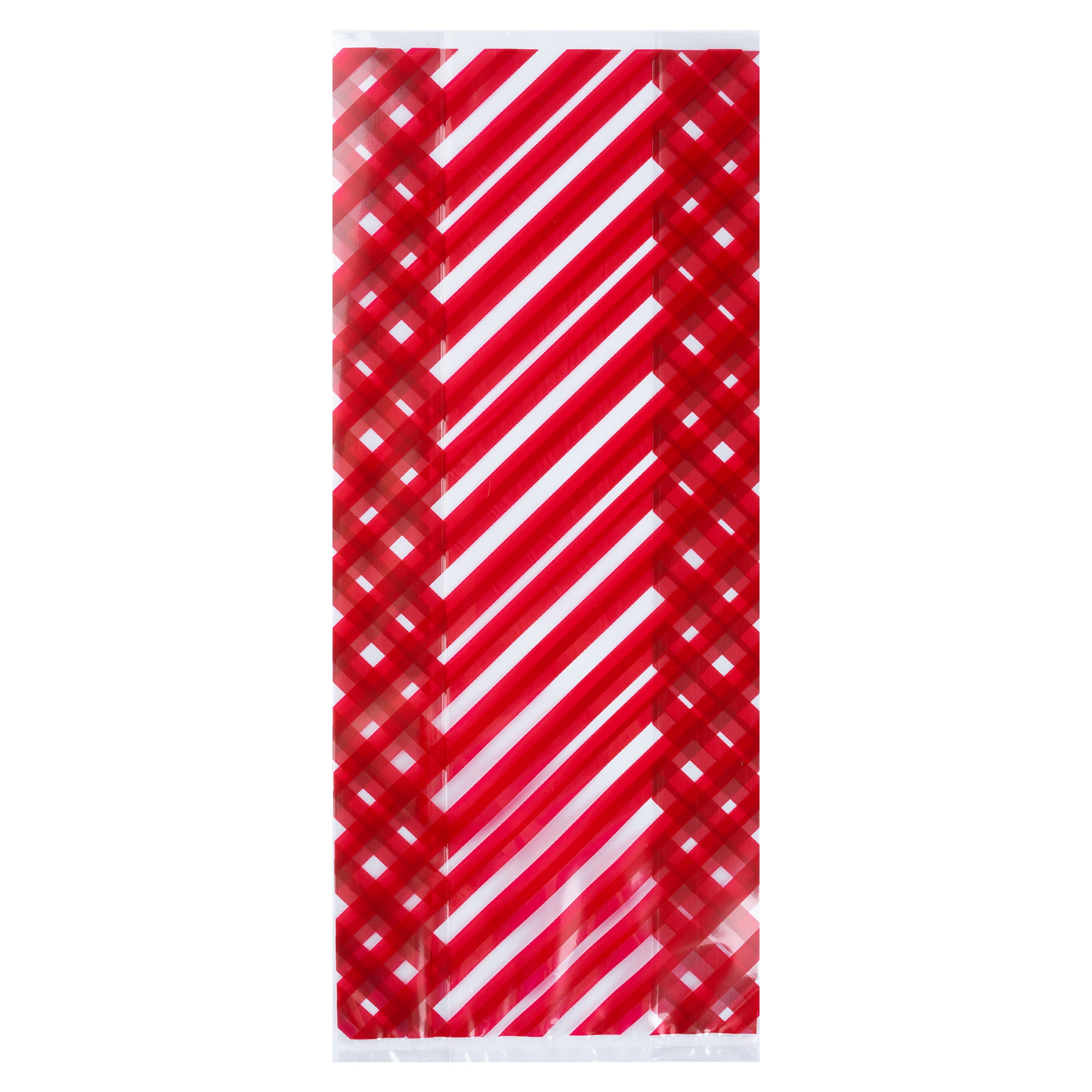 Premium Plastic Candy Bags with Stripes - Gusseted Design 4x2x9.5 Inches - Bulk Pack of 4000 - Perfect for Candy Packaging, Party Favors & Retail Display