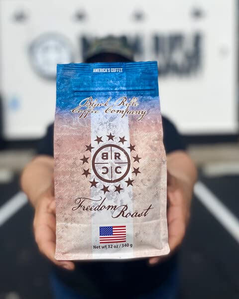 Black Rifle Coffee Company Freedom Roast Medium Roast Ground Coffee - 12 oz Bag | Premium American Coffee for Home, Office & Outdoor Adventures