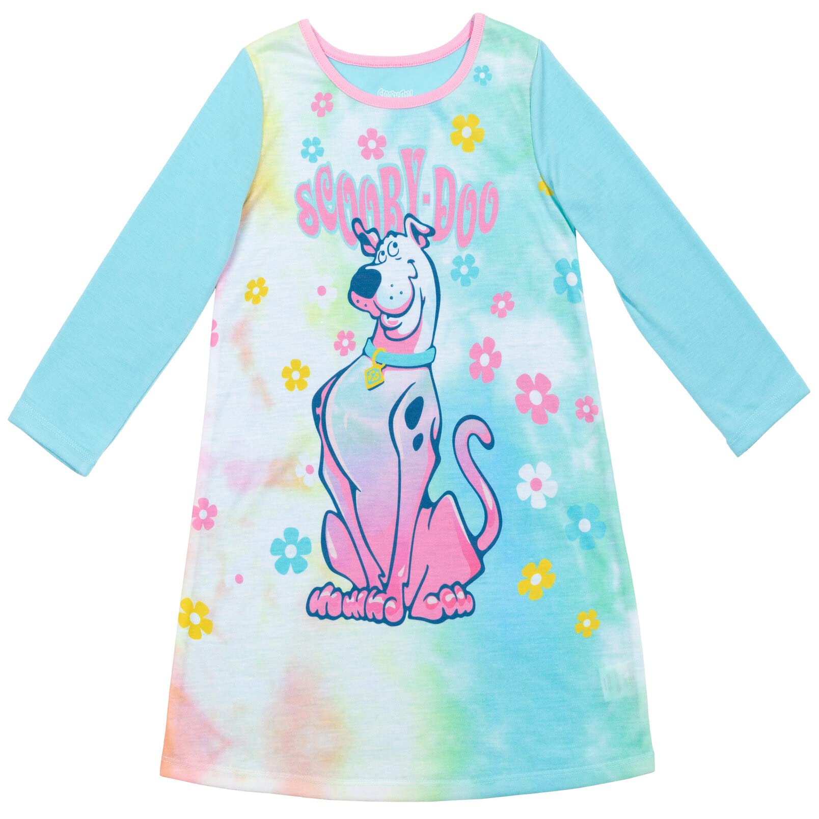 Scooby-Doo Girls Nightgown Pajamas for Toddler to Big Kid - Soft & Comfortable Sleepwear for Kids, Perfect for Bedtime, Sleepovers & Cozy Nights