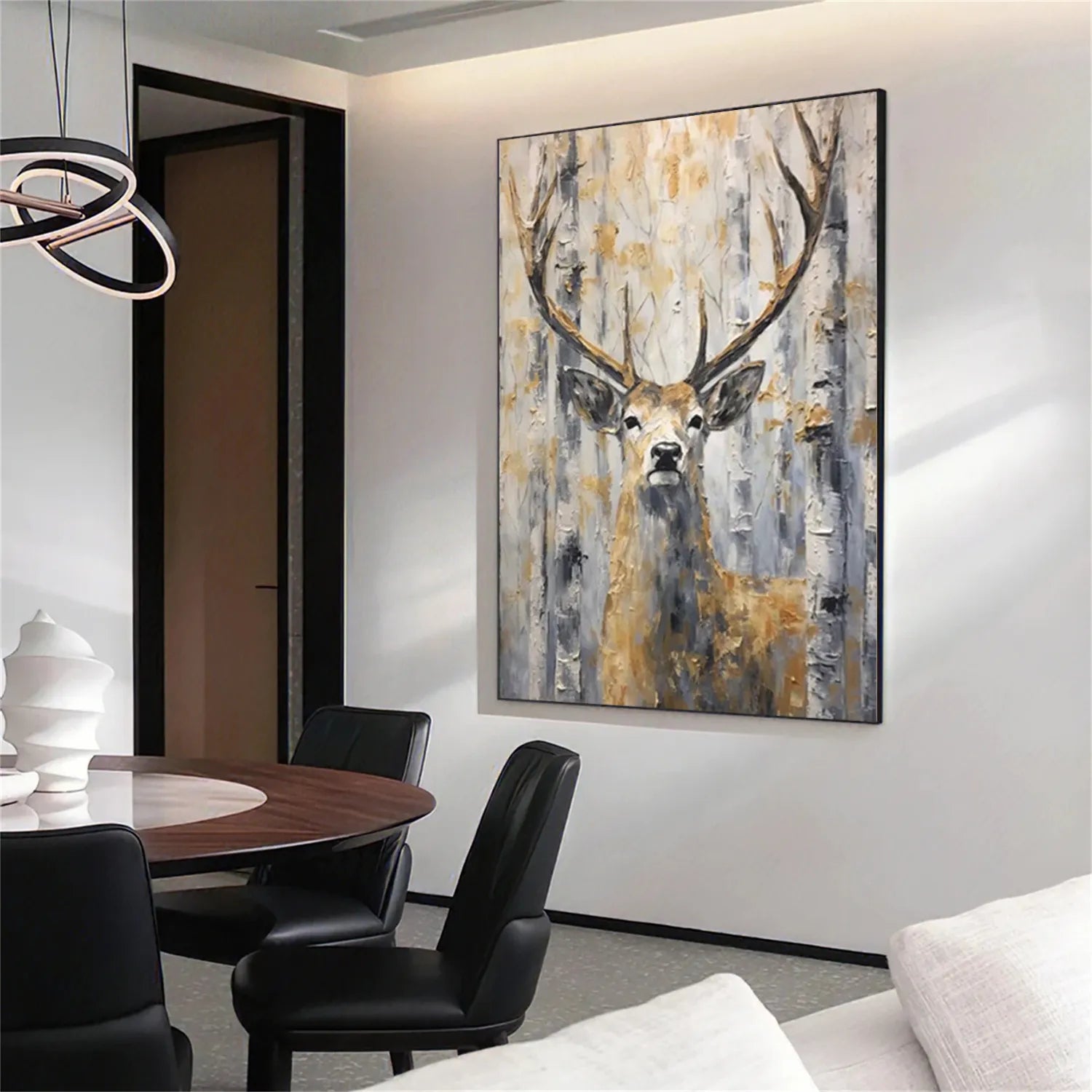 Animal Art Painting #AP083 - Handmade Canvas Wall Decor for Living Room, Bedroom & Office - Perfect Gift for Pet Lovers & Home Decor