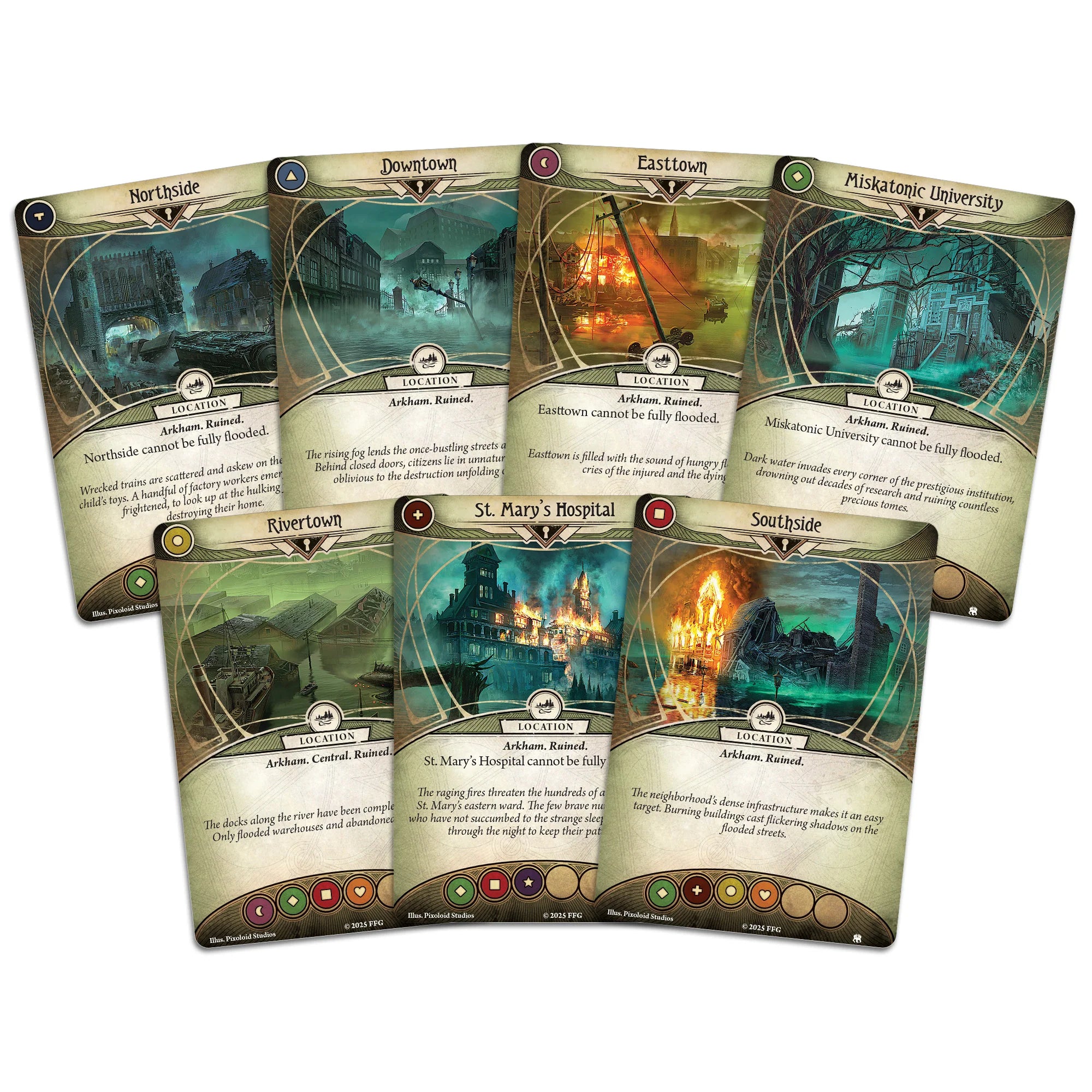 Arkham Horror: The Card Game - The Drowned City Campaign Expansion | Horror Adventure Board Game | Perfect for Game Nights & Lovecraft Fans