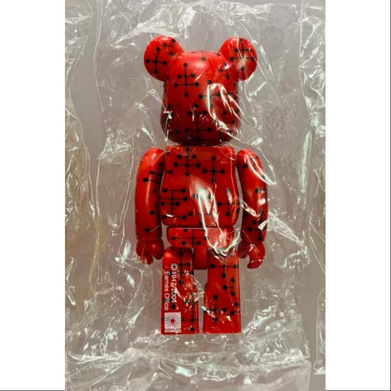 Bearbrick Series 9 Secret PATTERN Eames Acupuncture Red 100% Collectible Figure - Perfect for Anime Fans, Streetwear Enthusiasts & Home Decor Display