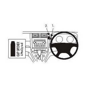ClicOn No Holes Center Dash Mount for Honda CR-V 2007-2011 | Universal Phone Holder | Perfect for GPS Navigation & Hands-Free Driving
