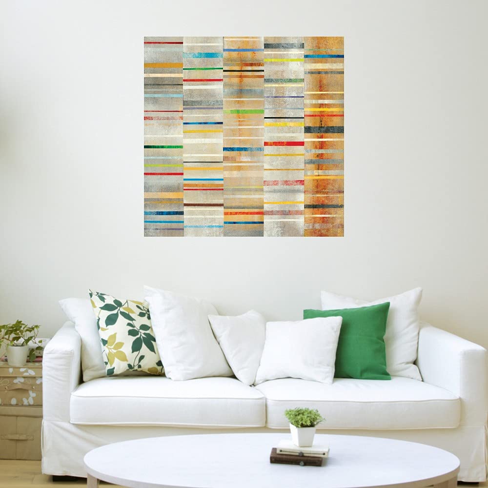 Georges Generali Sky High Fine Art Canvas Wall Decor - 22x22 Inches Ready to Hang Painting for Living Room, Bedroom, Office - Modern Abstract Artwork for Home & Commercial Spaces