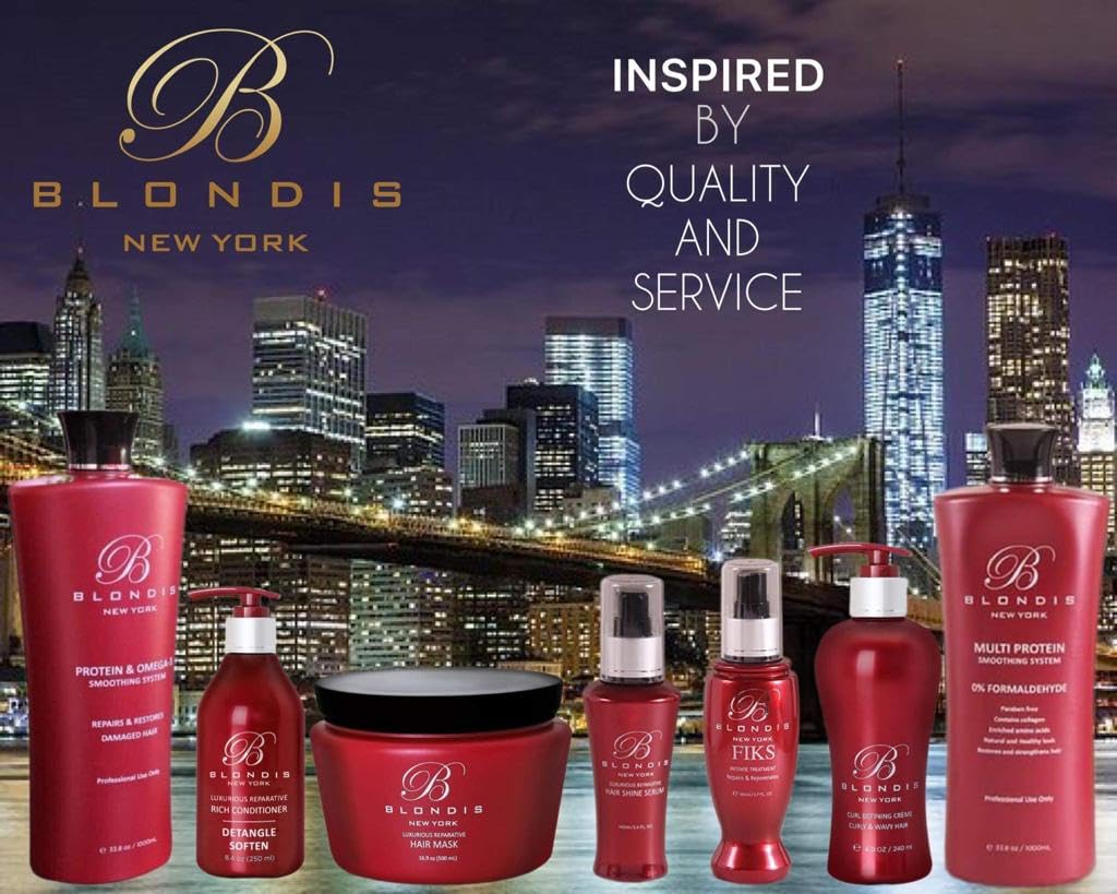 Multi-Protein Hair Treatment with 0% Formaldehyde - Deep Conditioning for Damaged Hair | Salon-Quality Repair at Home