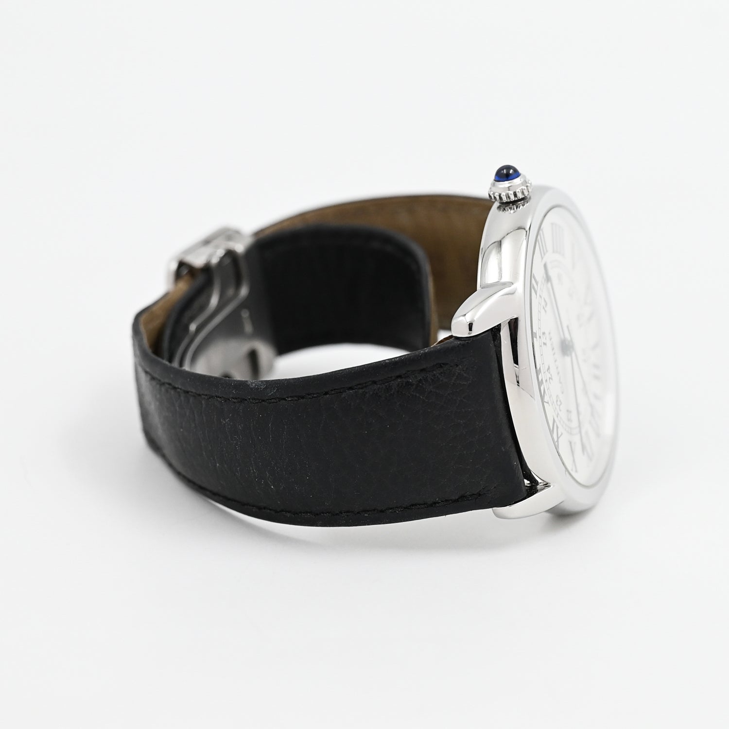 Cartier Rondo Solo 42mm Stainless Steel Men's Watch - Luxury Swiss Timepiece for Business & Formal Occasions