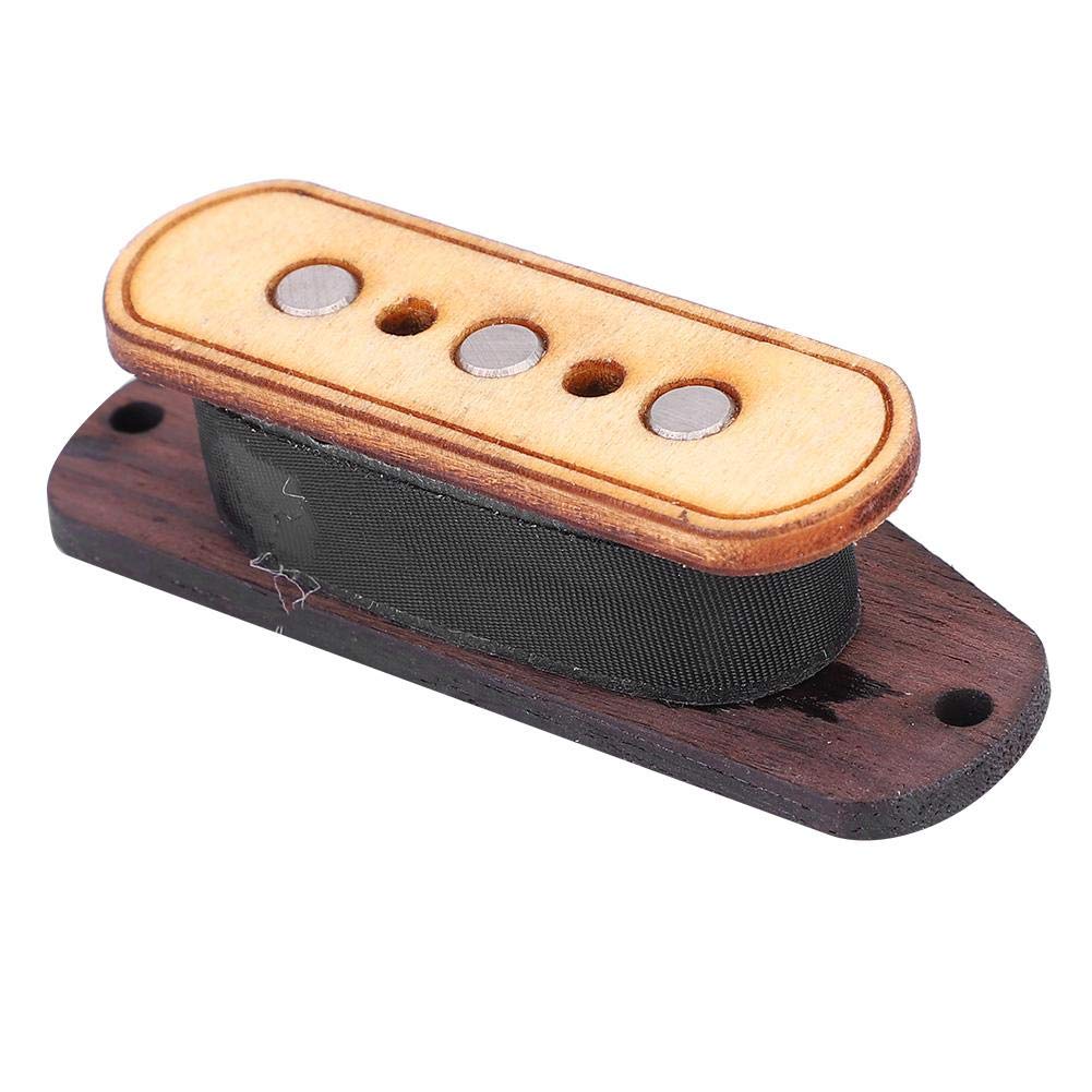 3 String Cigar Box Guitar Pickup - Pre-Wired with Input Jack for Easy Replacement & Repair | Perfect for DIY Cigar Box Guitar Builds & Upgrades