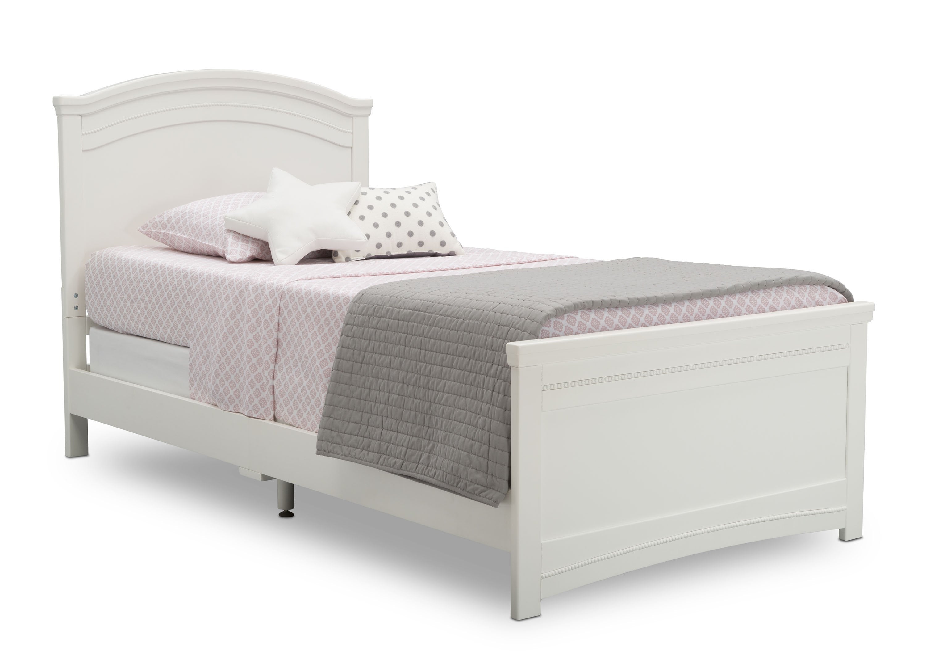 Penelope Twin Bed Frame - Sturdy Wooden Bed for Kids & Teens - Perfect for Bedrooms, Guest Rooms & Dormitories