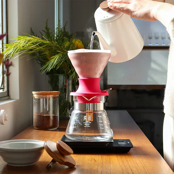 Hario V60 Ceramic Immersion Dripper Switch - Japanese Pour Over Coffee Maker for Home Brewing & Specialty Coffee Lovers