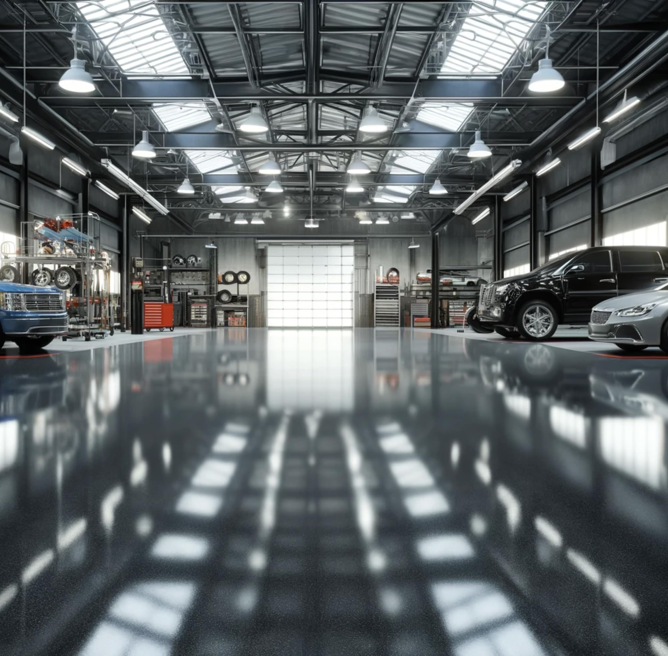 Premium Polyaspartic Aliphatic Polyurea Floor Coating System - 2 Gallon Clear UV-Resistant Magic Resin | Ultra Durable, Chemical & Abrasion Resistant | Ideal for Garage Floors, Basements & Commercial Spaces