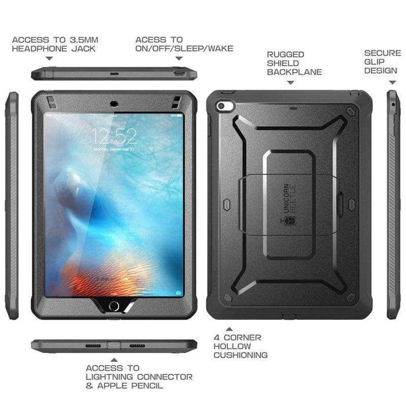 SUPCASE UB Pro Rugged Case for iPad Mini 5 (2019) - Dual Layer Hybrid Protection with Built-in Screen Protector | Shockproof Cover for Work, Travel & Outdoor Activities