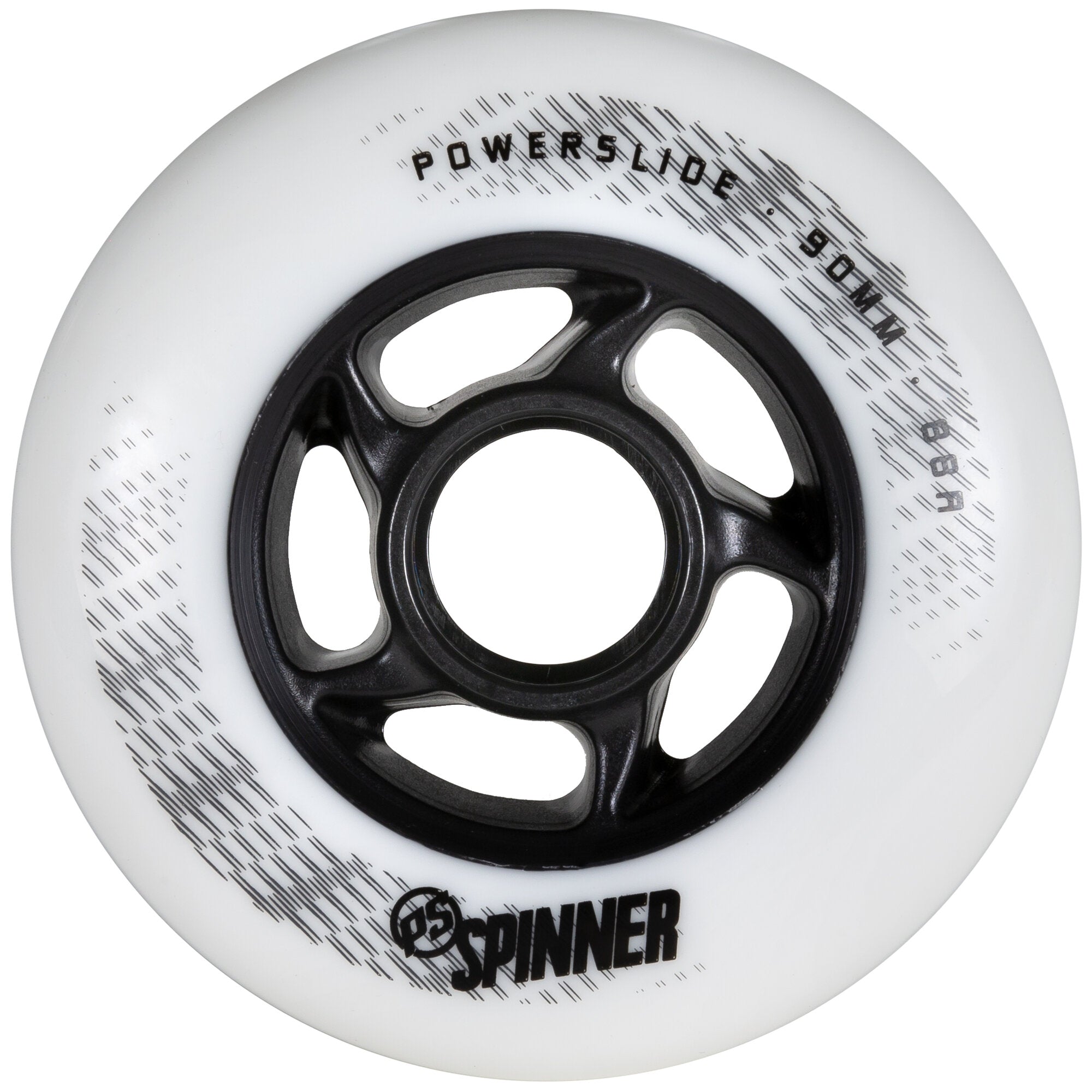 90/88A White Spinner Wheels - High-Performance Skateboard Wheels for Smooth Rides & Tricks - Perfect for Street Skating & Park Performance
