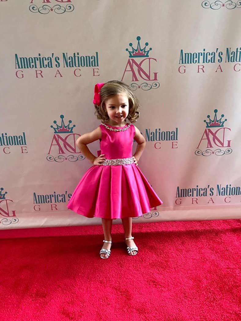 Elegant Girls' Pageant & Interview Dresses | Knee-Length Formal Party Suits for Kids | Perfect for Pageants, Interviews, Special Occasions & Birthday Parties