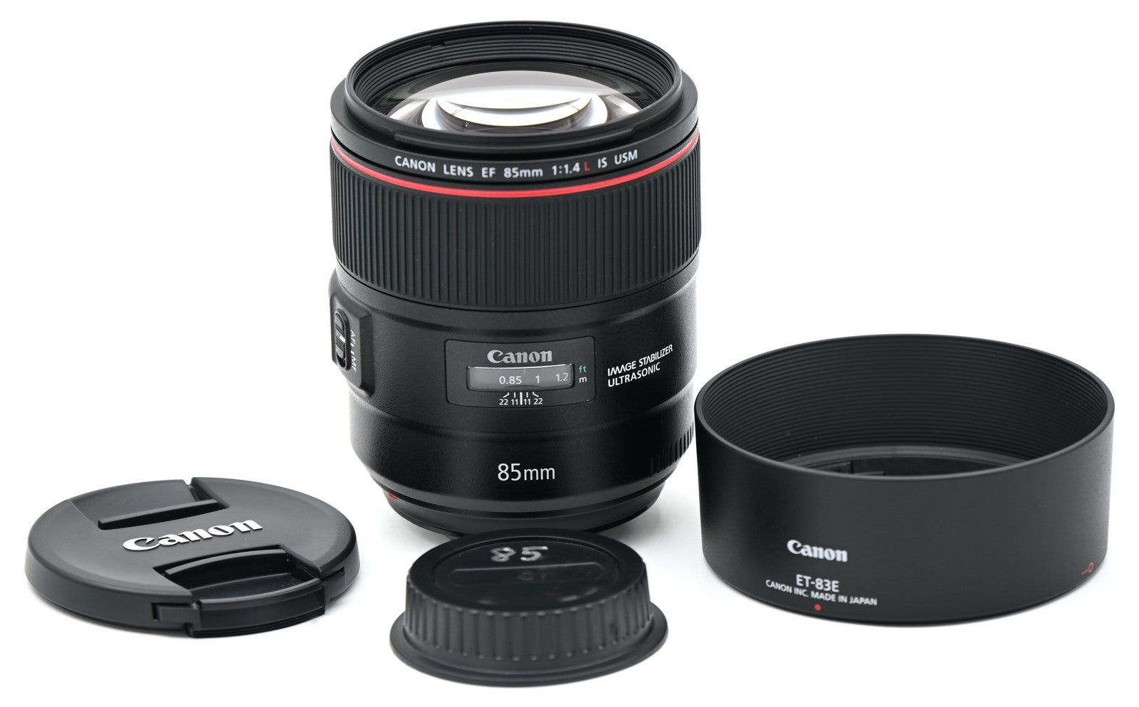 Used Canon EF 85mm f/1.4 L IS USM Lens - Professional Portrait Photography, Low Light Shooting & Video Creation for DSLR Cameras